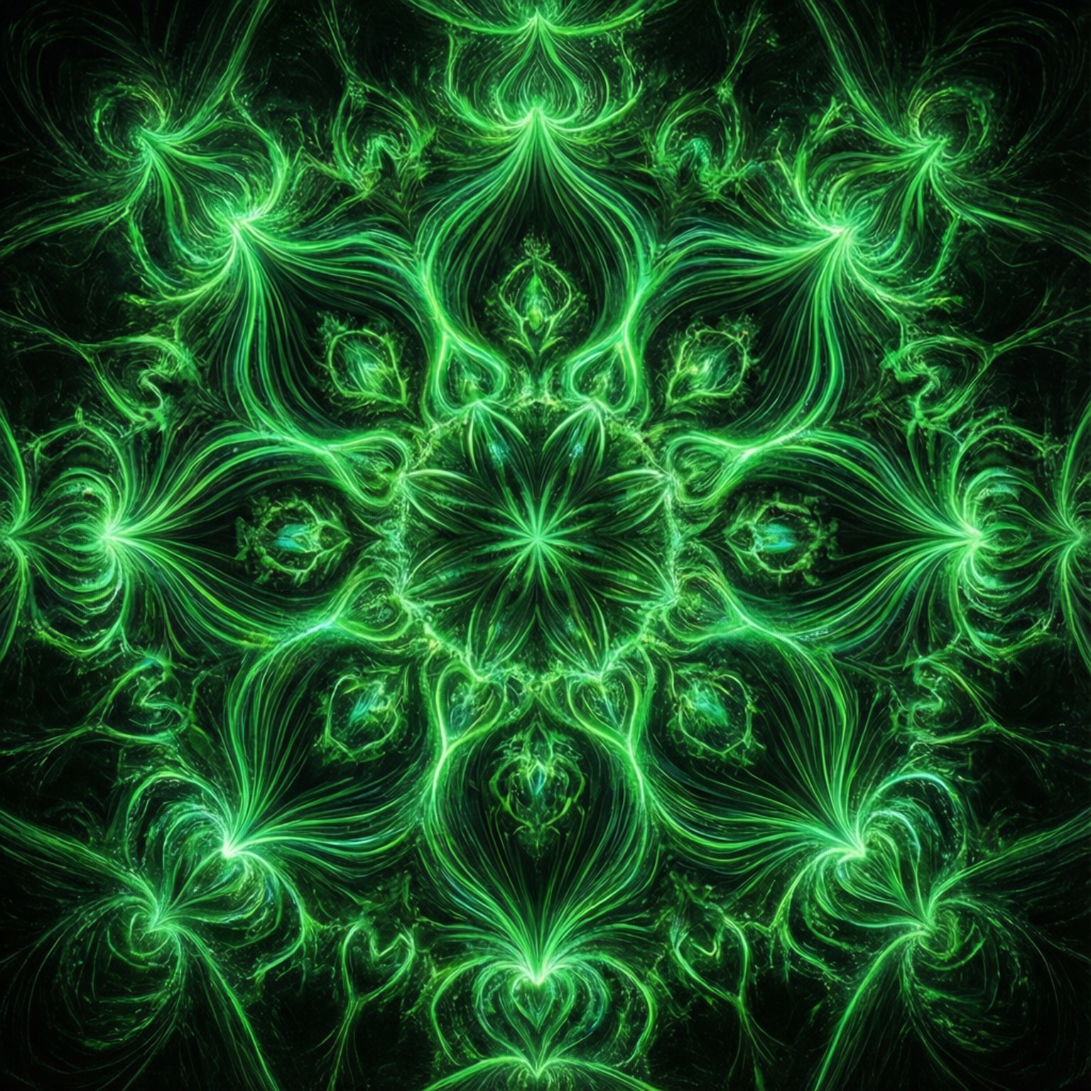 Strălucire Fractalică Fundal
