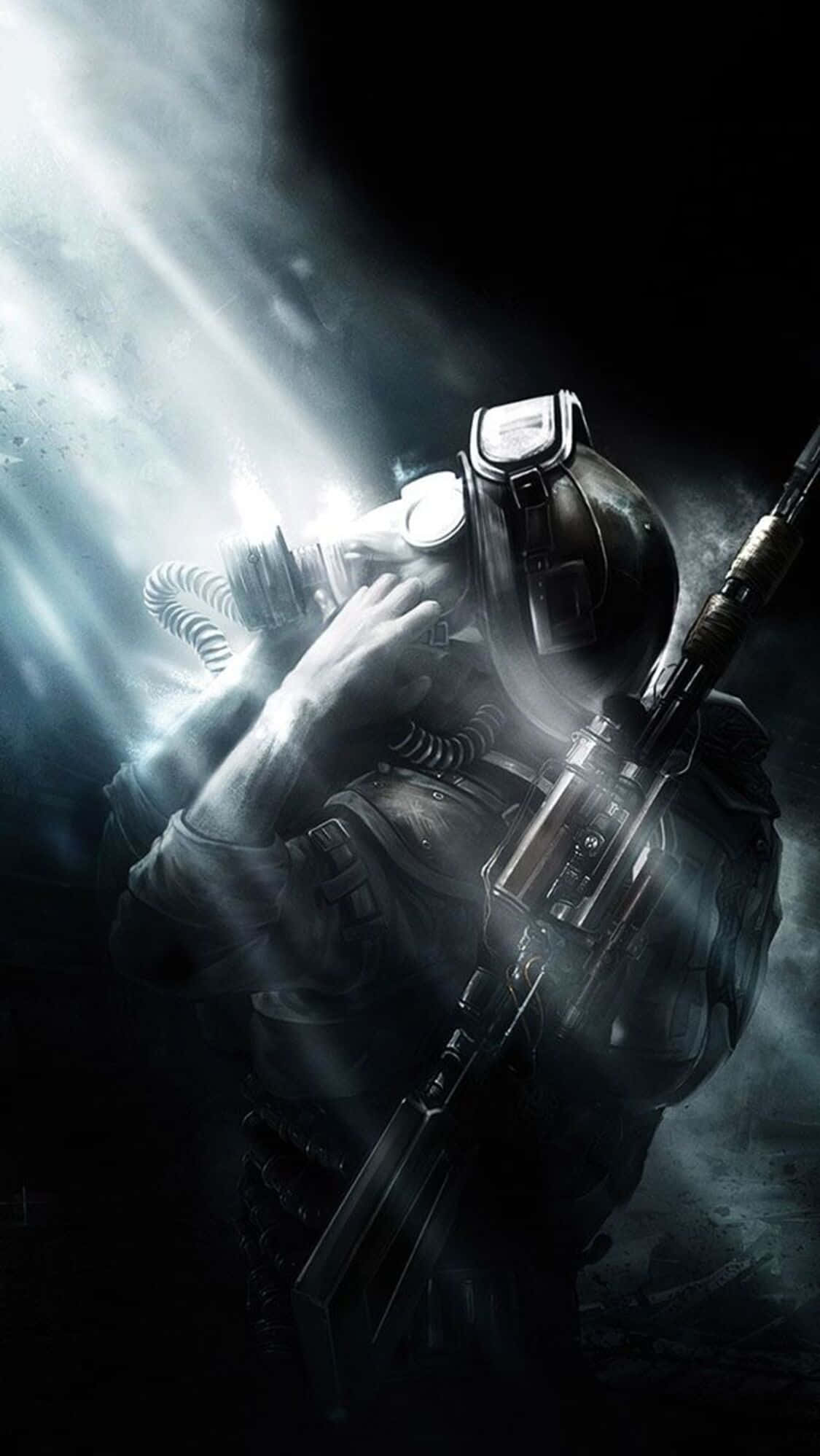 Strălucire Luminoasă în iPhone X Metro Last Light Fundal