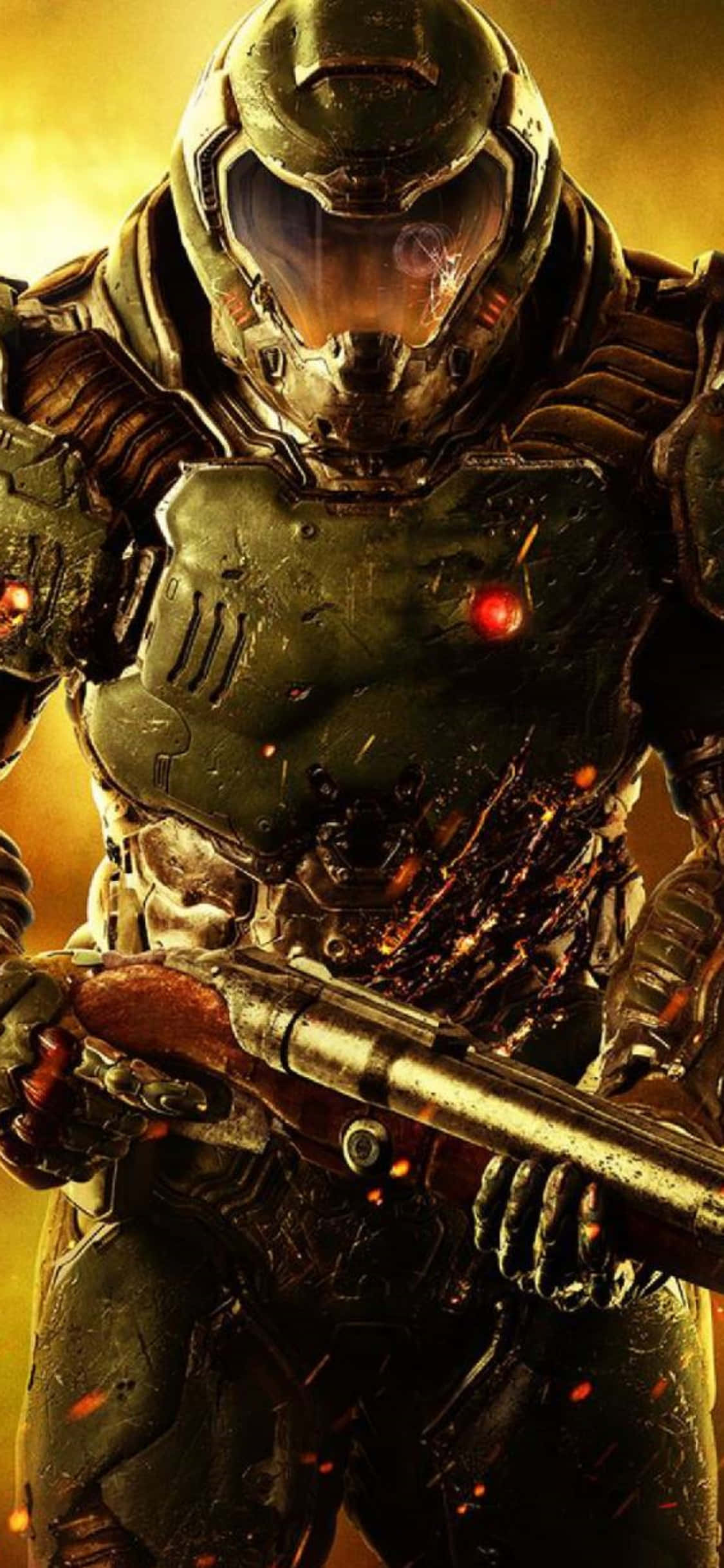 Fundal Suit Doom iPhone Xs Fundal