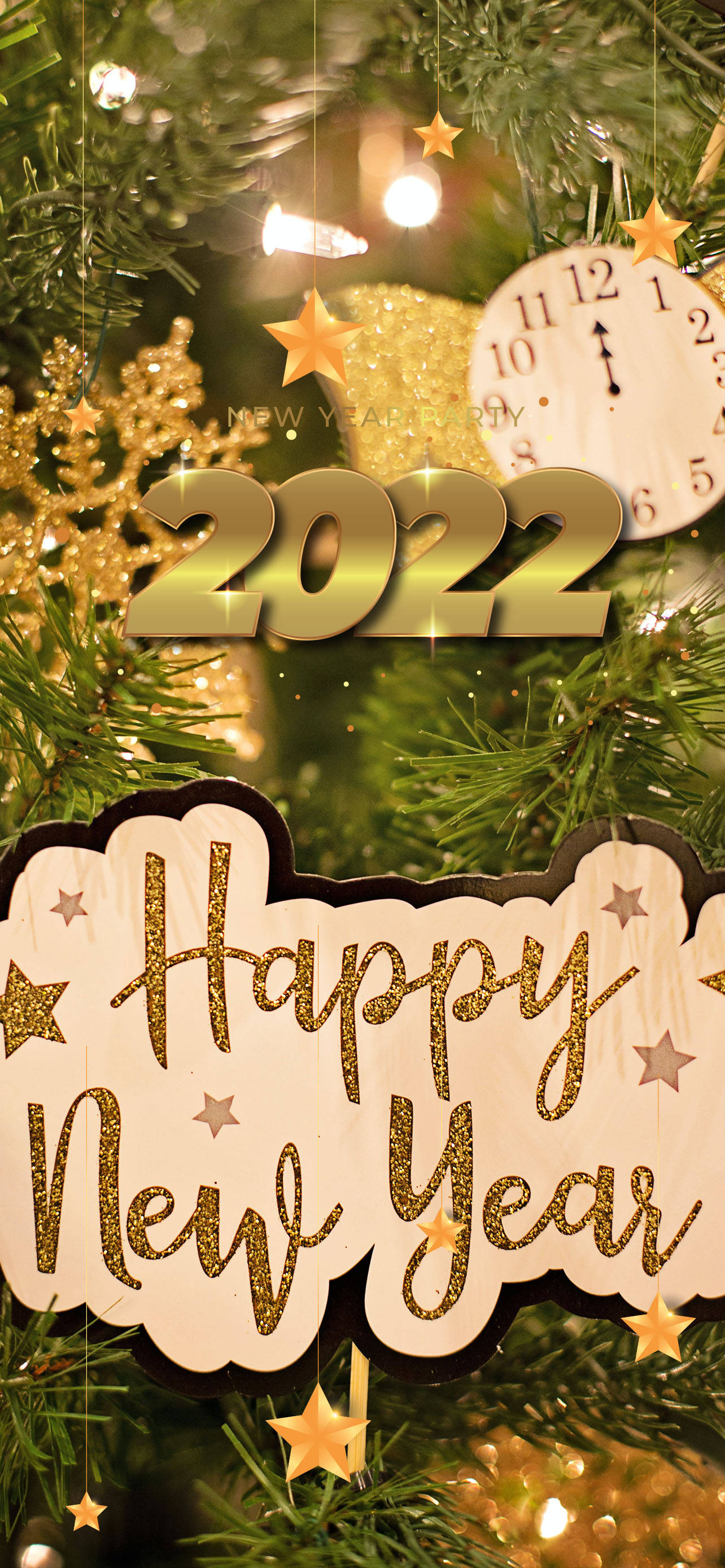 „Sunând în Anul Nou Fericit 2022 cu artificii spectaculoase” Fundal