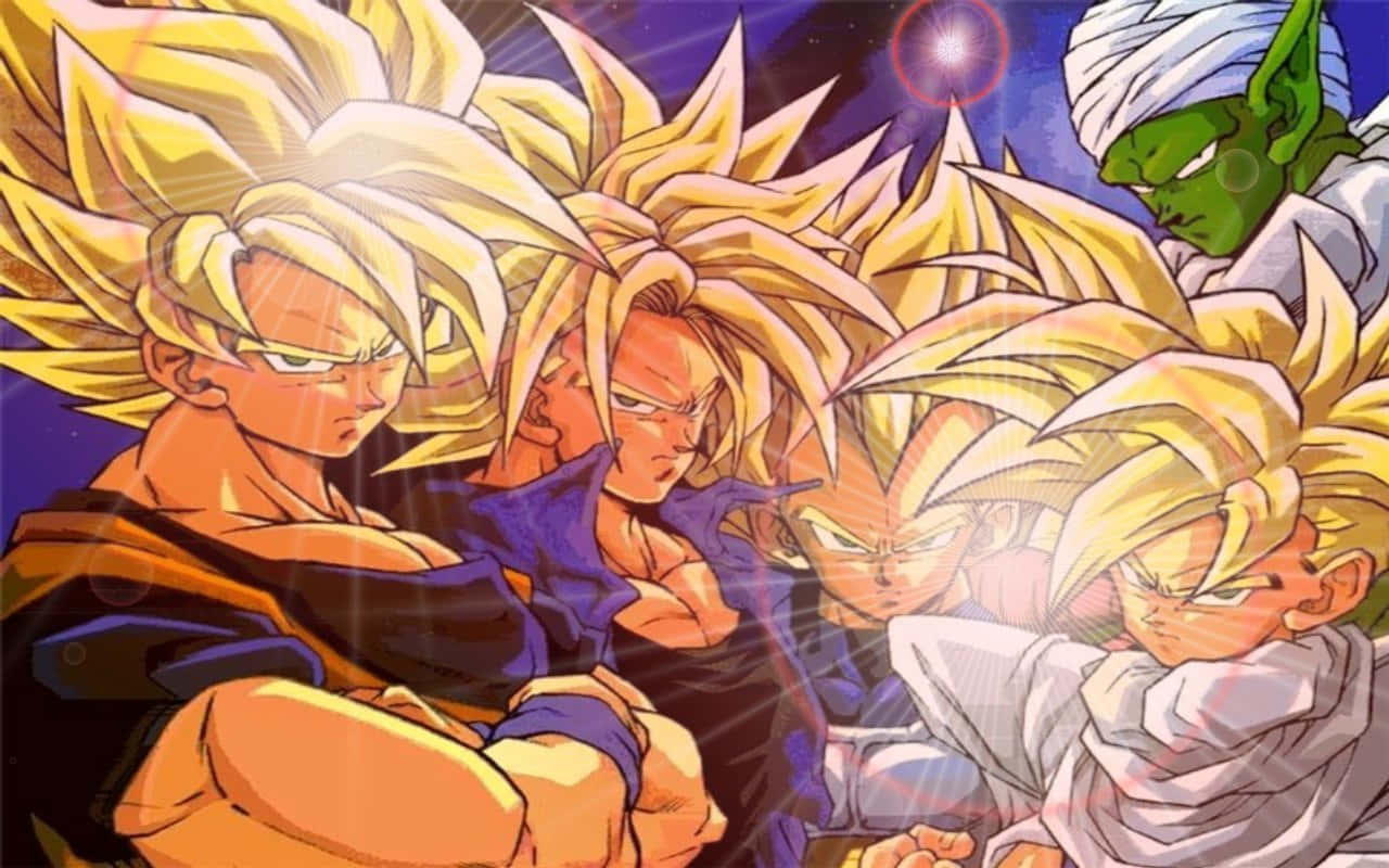 Super Saiyan Blue Goku se luptă cu Duplicate Vegeta în seria anime Dragon Ball Super Fundal