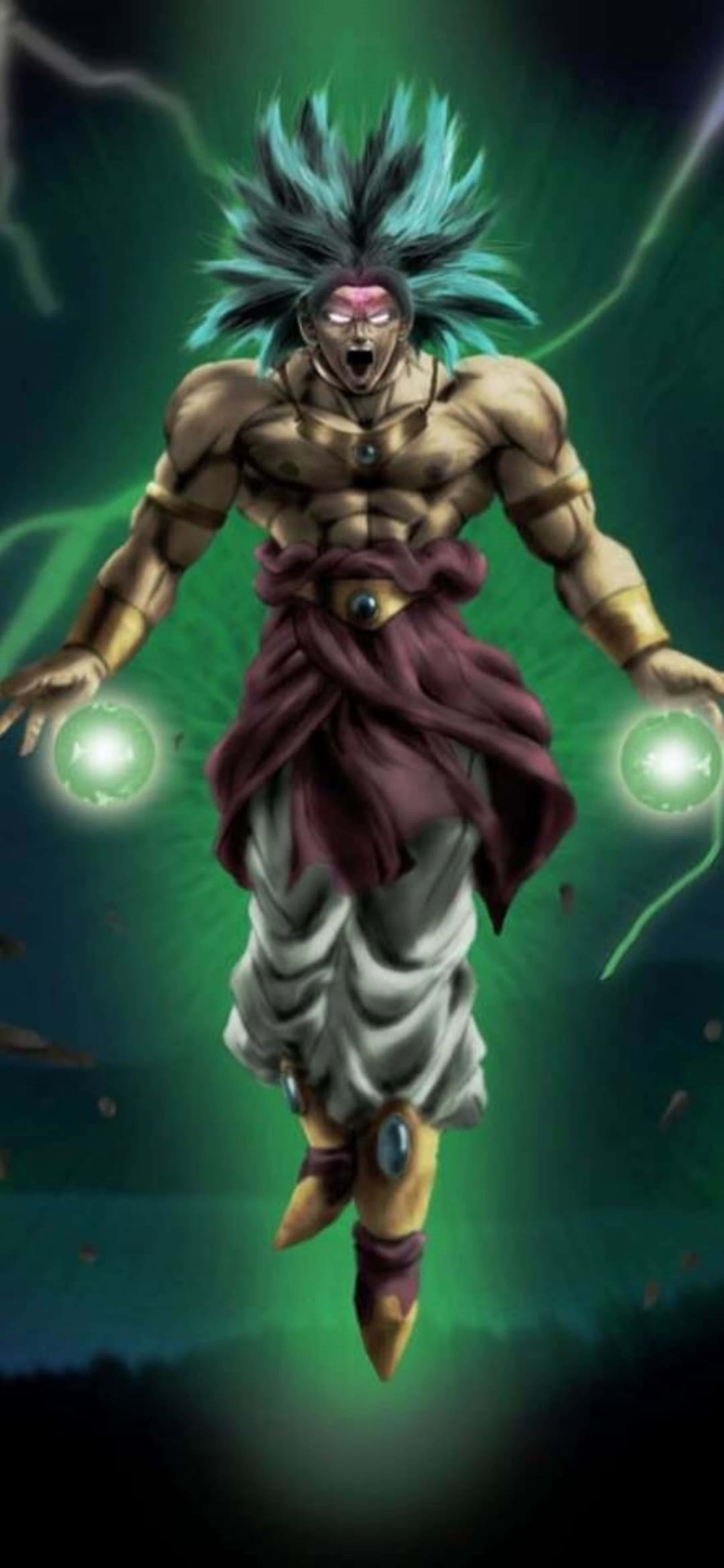 Super Saiyan Broly în 4K Fundal
