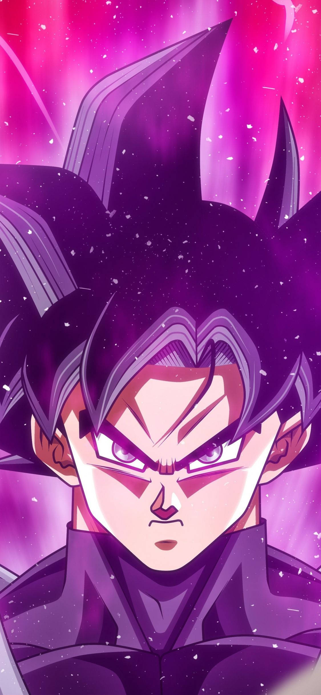 Super Saiyan Goku Black iPhone Art Fundal