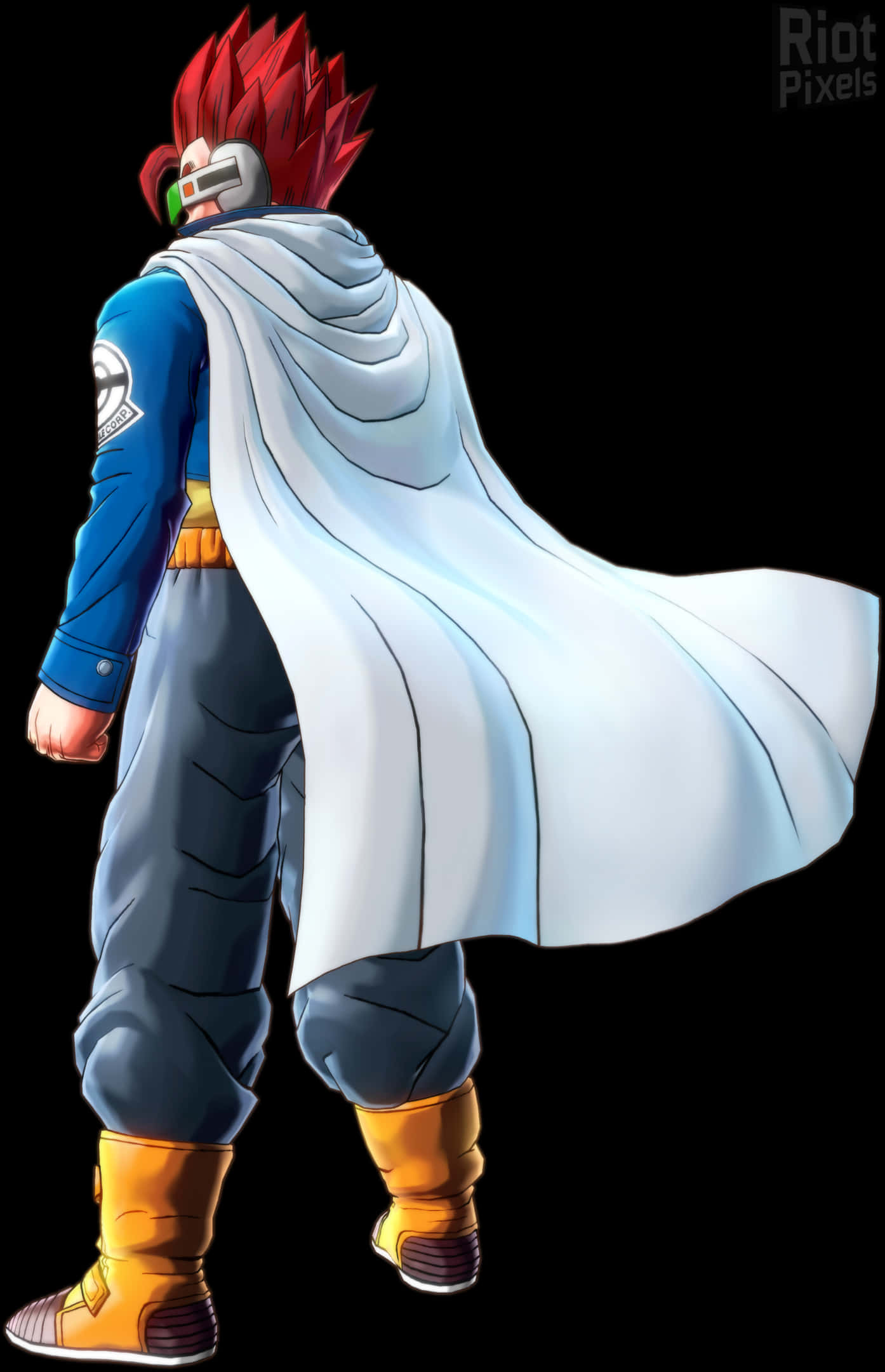 Super Saiyan Great Saiyaman din spate Fundal