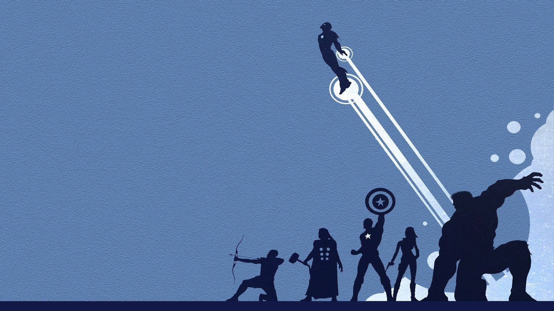 Supereroi Marvel minimaliști Fundal