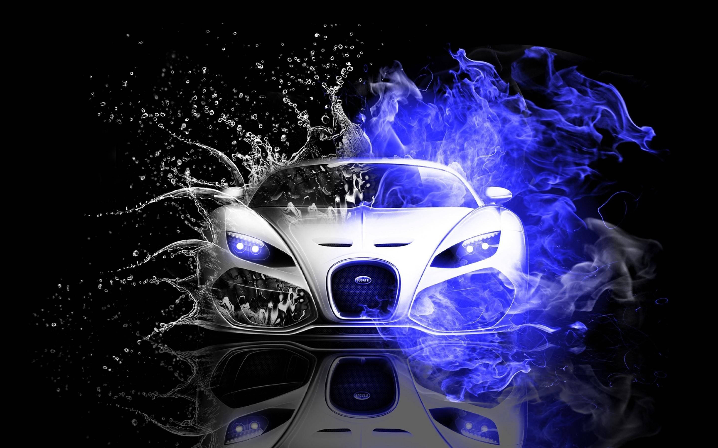 Supermașina Bugatti Veyron Fundal