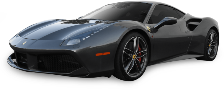 Supermașină Ferrari neagră și elegantă Fundal