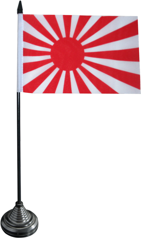 Suport cu Steagul Soarelui Răsare Japonez Fundal