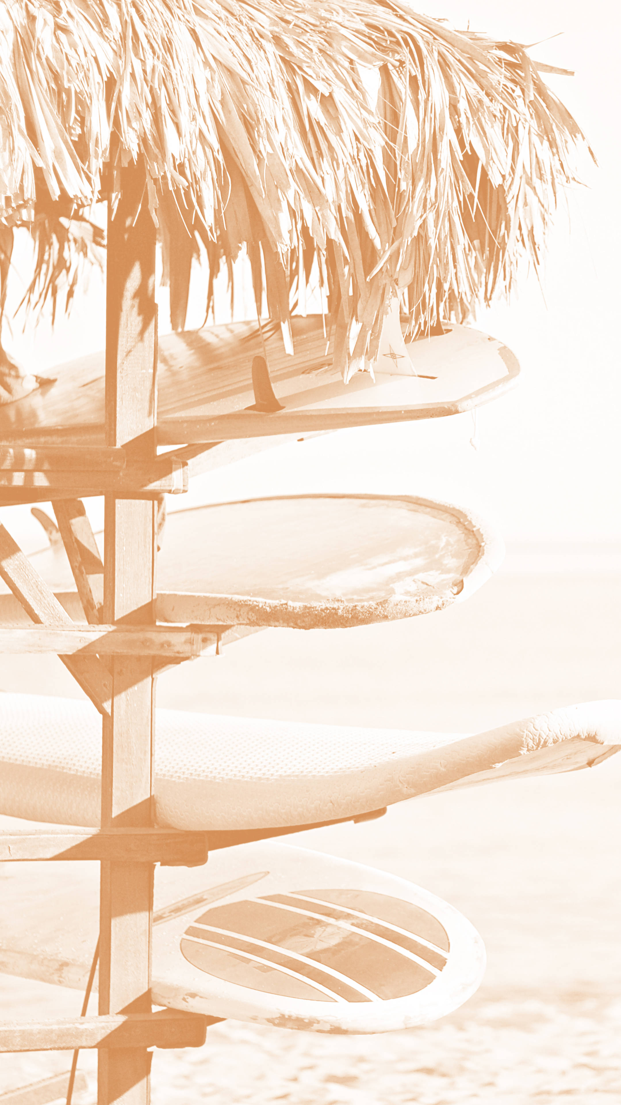 Suport pentru surfboard estetic crem Fundal
