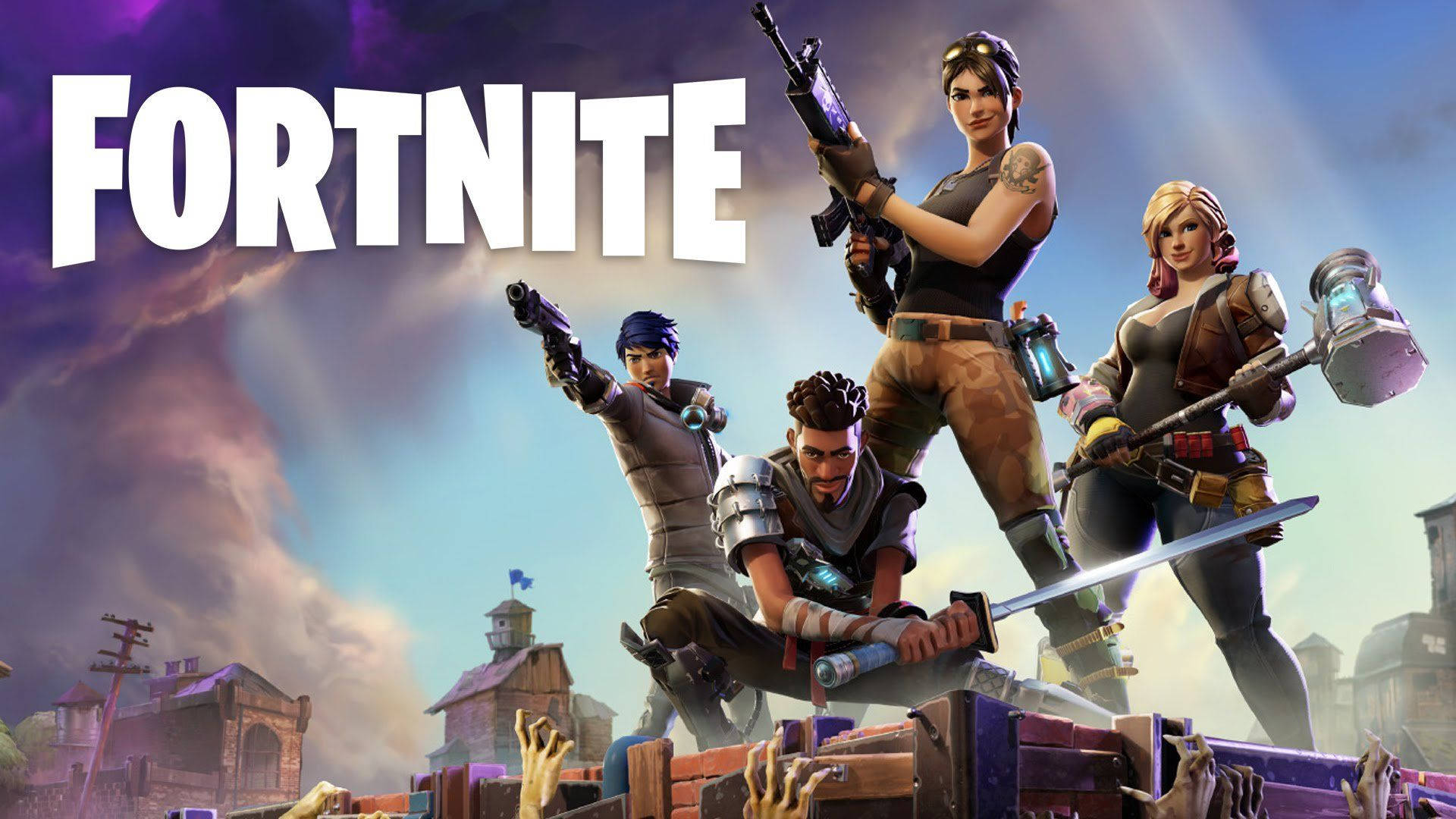 Supraviețuiește apocalipsei în Fortnite: Modul Salvează Lumea Fundal