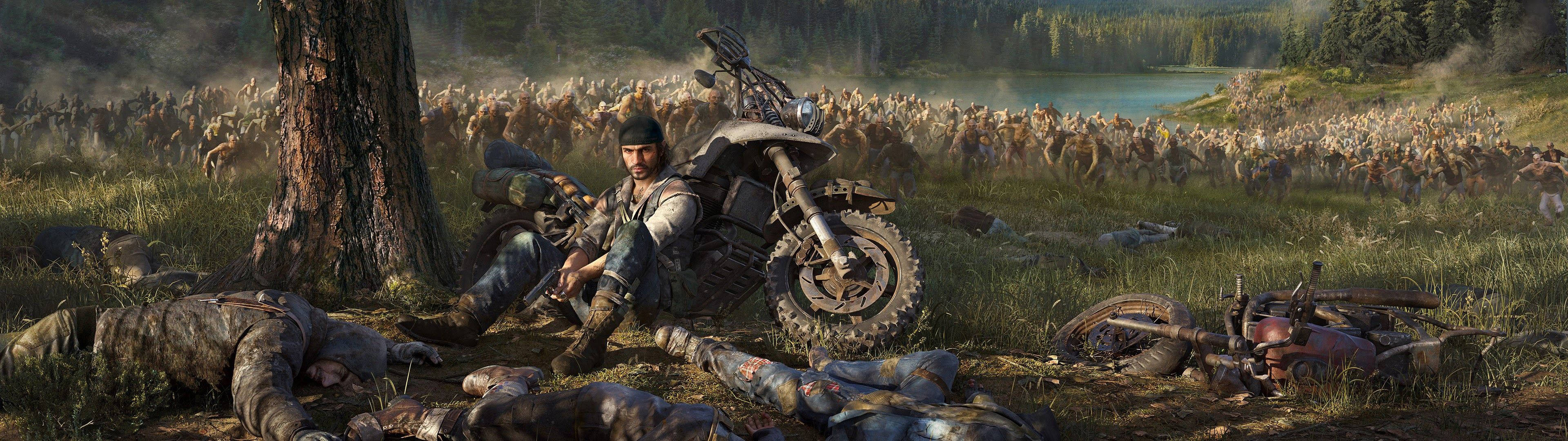 Supraviețuiește unui Deșert Infectat de Zombi în Days Gone Fundal