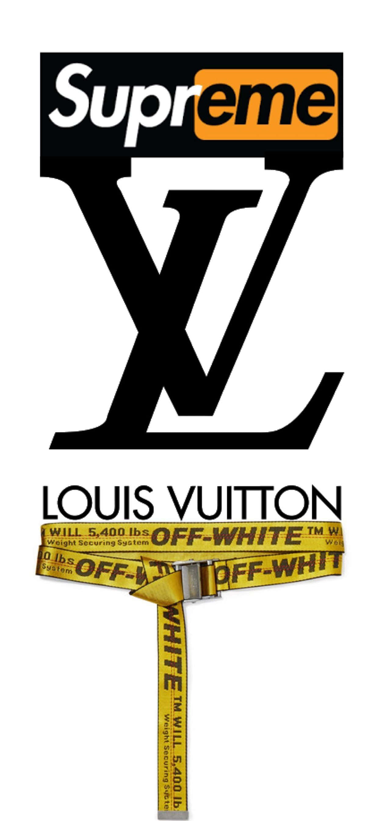 Supreme Louis Vuitton și Off White iPhone Fundal