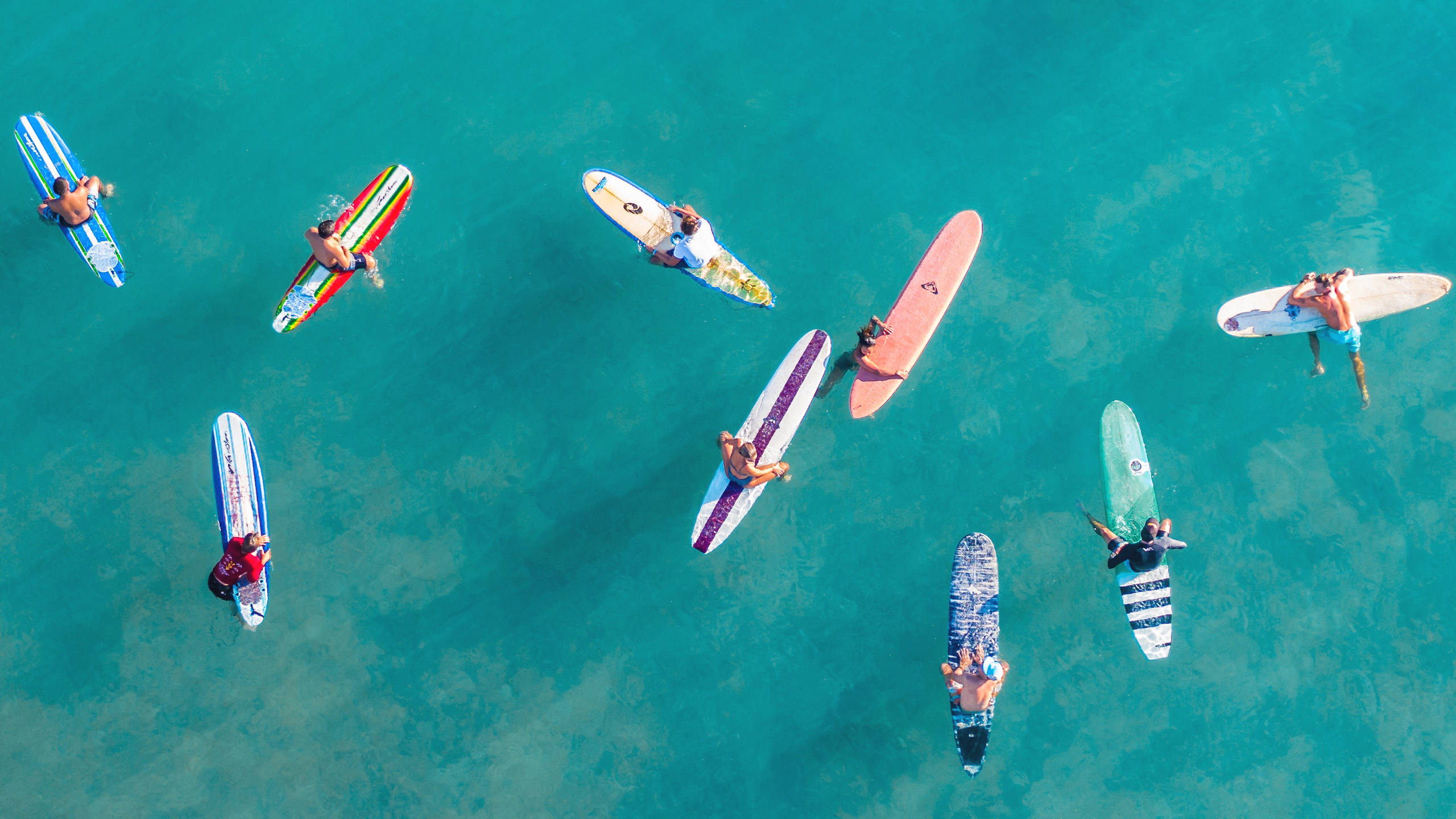 Surfing din vedere aeriană Fundal