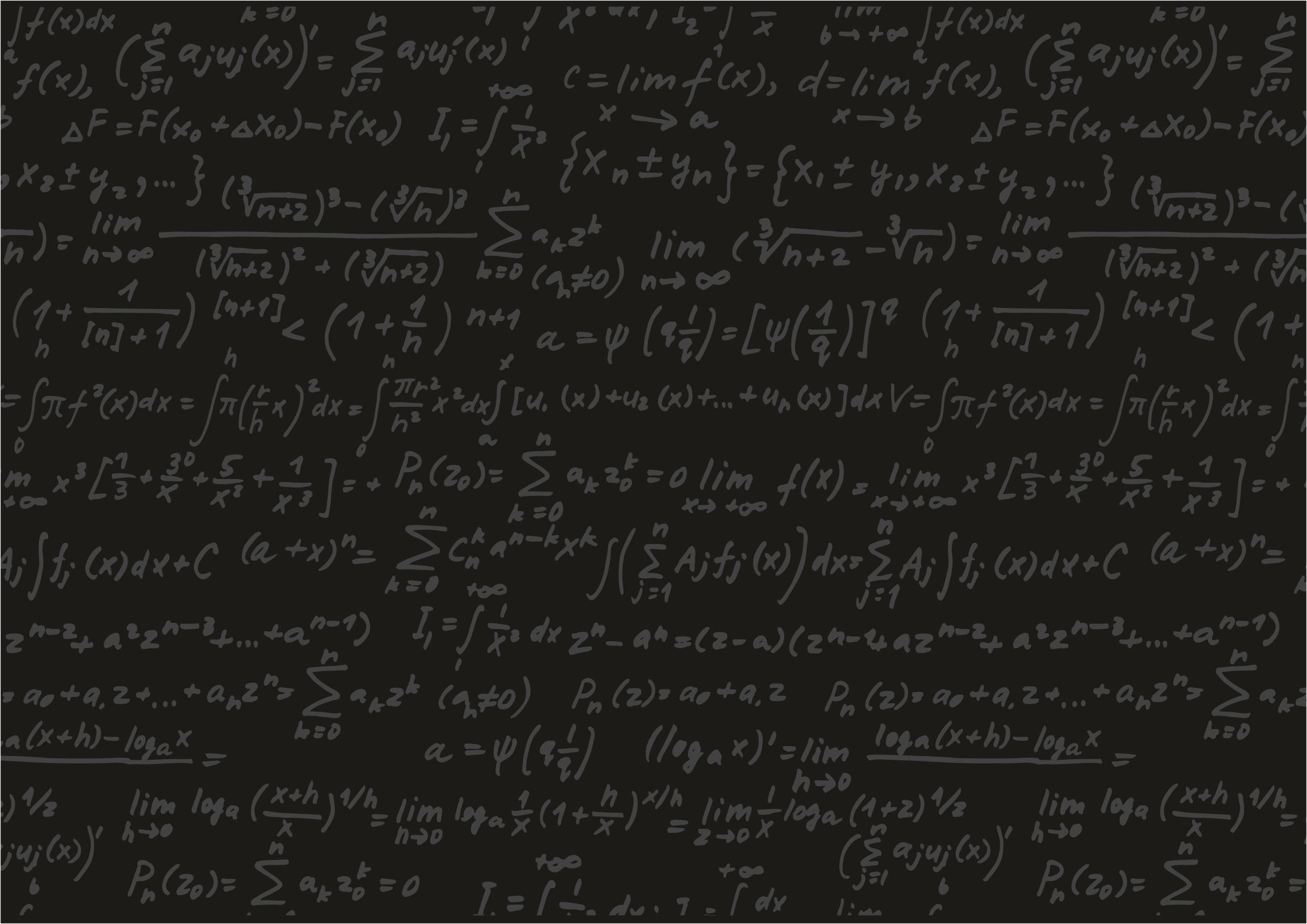 Tablă de matematică alb-negru Fundal