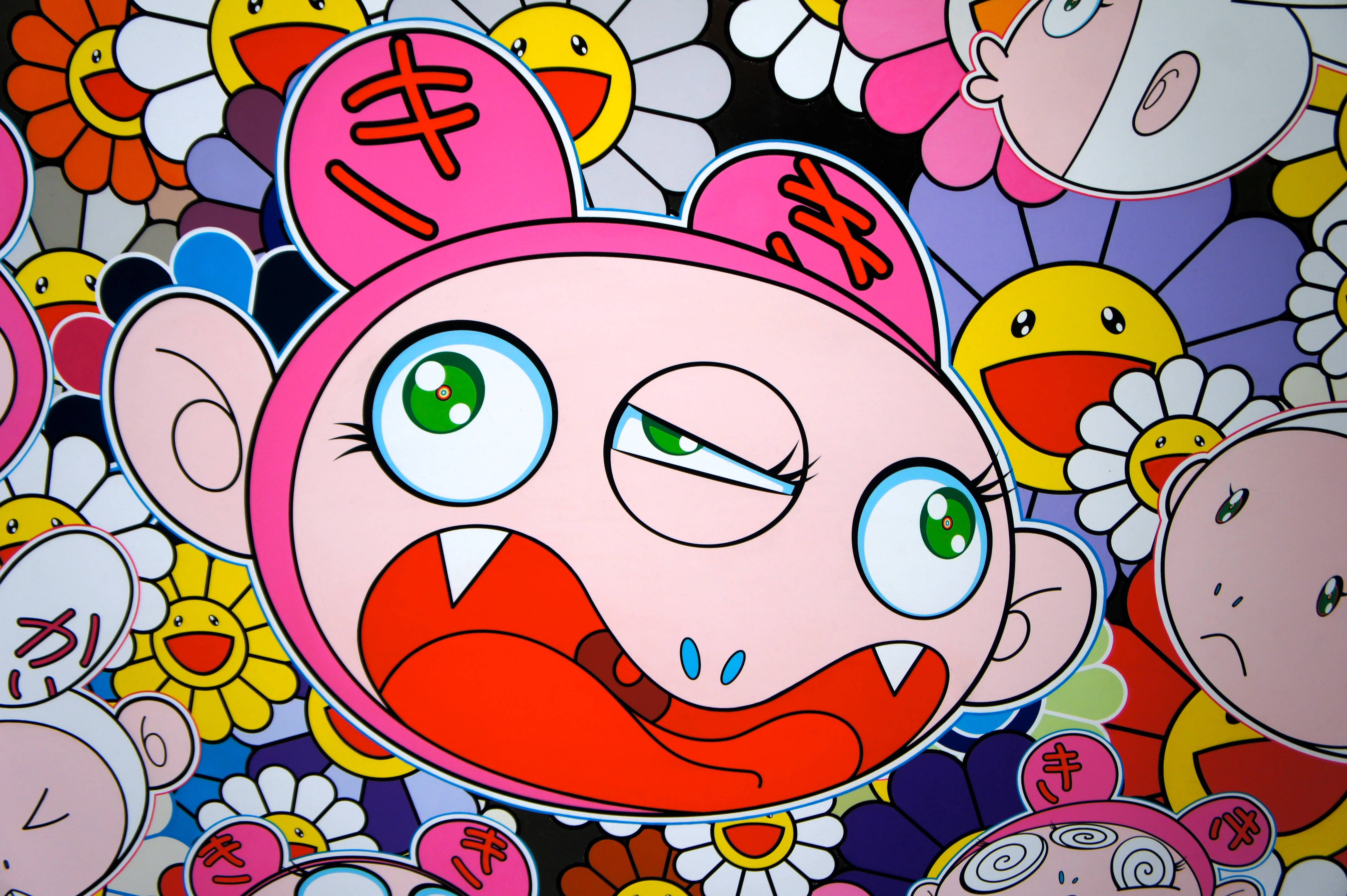 Takashi Murakami 4K Extraterestru Fundal