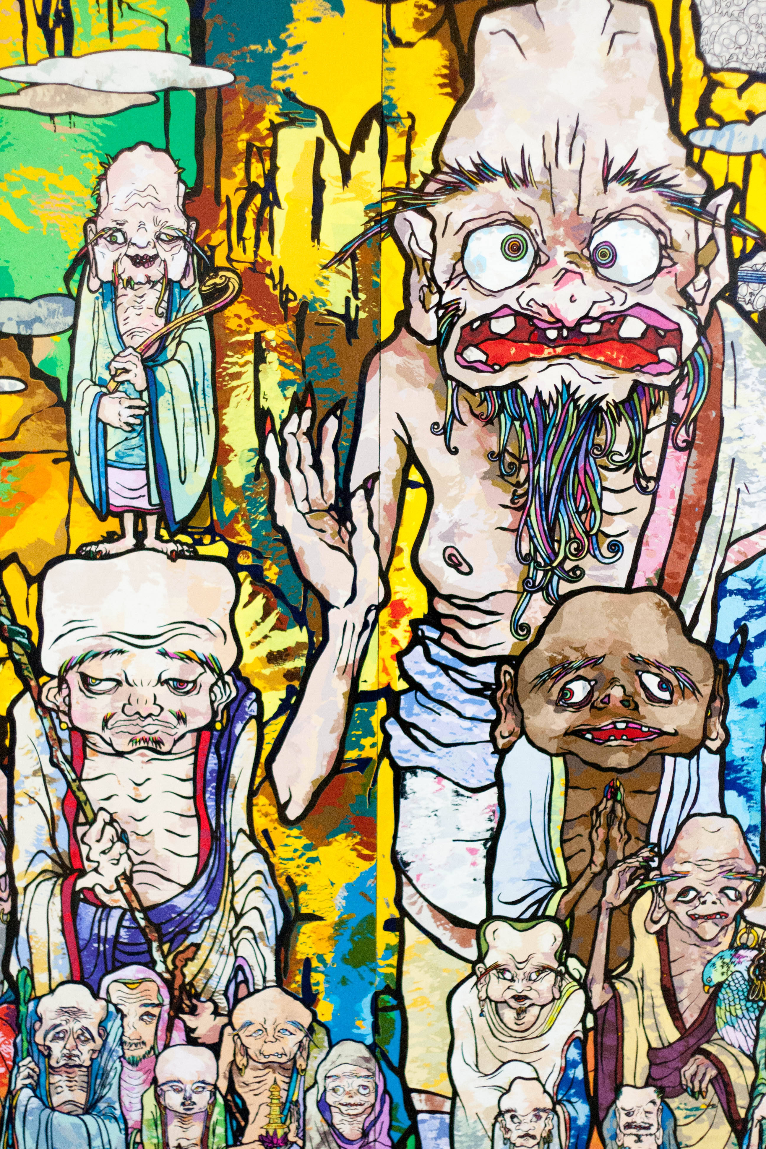 Takashi Murakami Seniori 4K Fundal