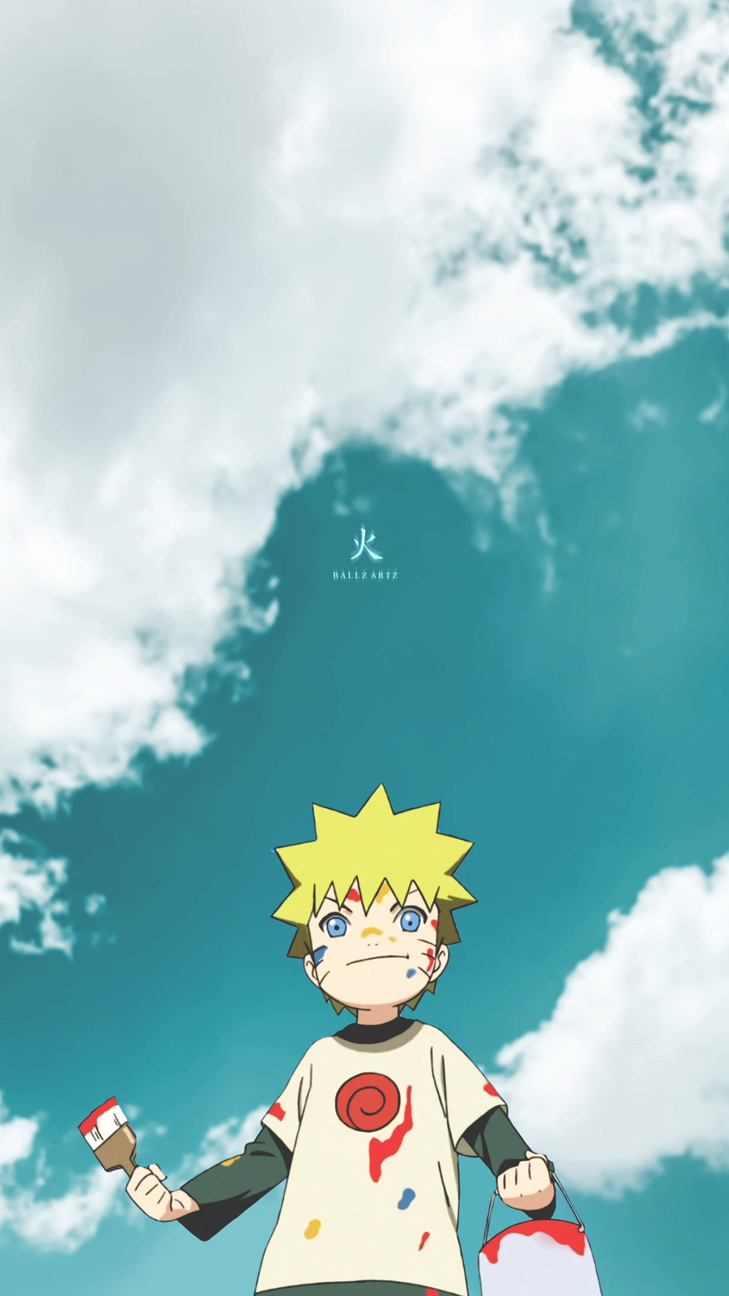 Tânărul Naruto Uzumaki pentru mobil 4K Fundal