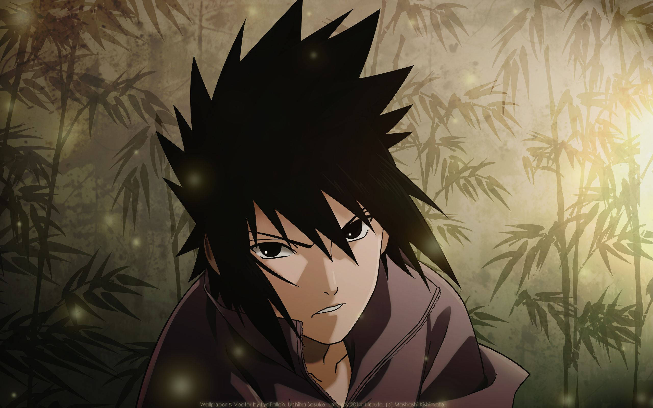 Tânărul Sasuke Uchiha Fundal