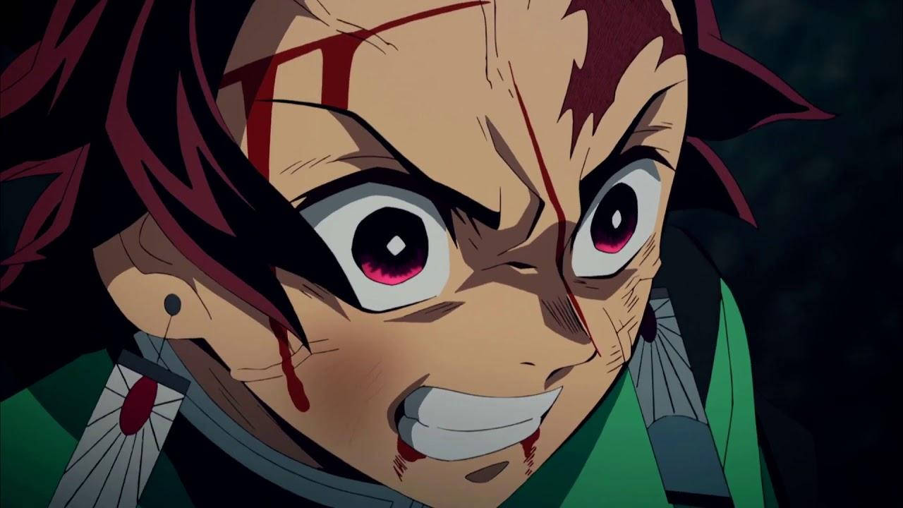 Tanjiro rănit din Demon Slayer Fundal