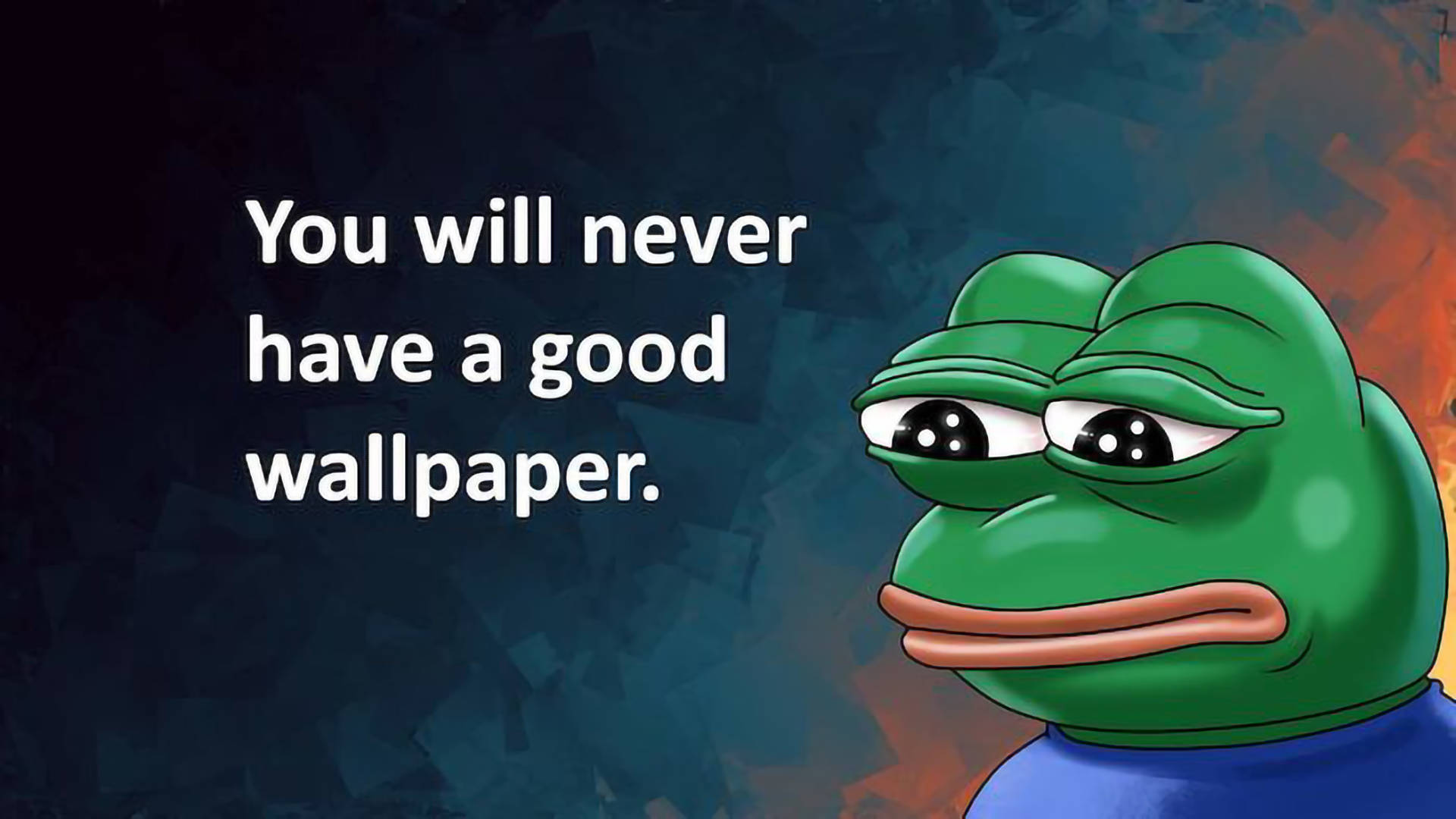 Tapet Amuzant Pepe Estetic Fundal