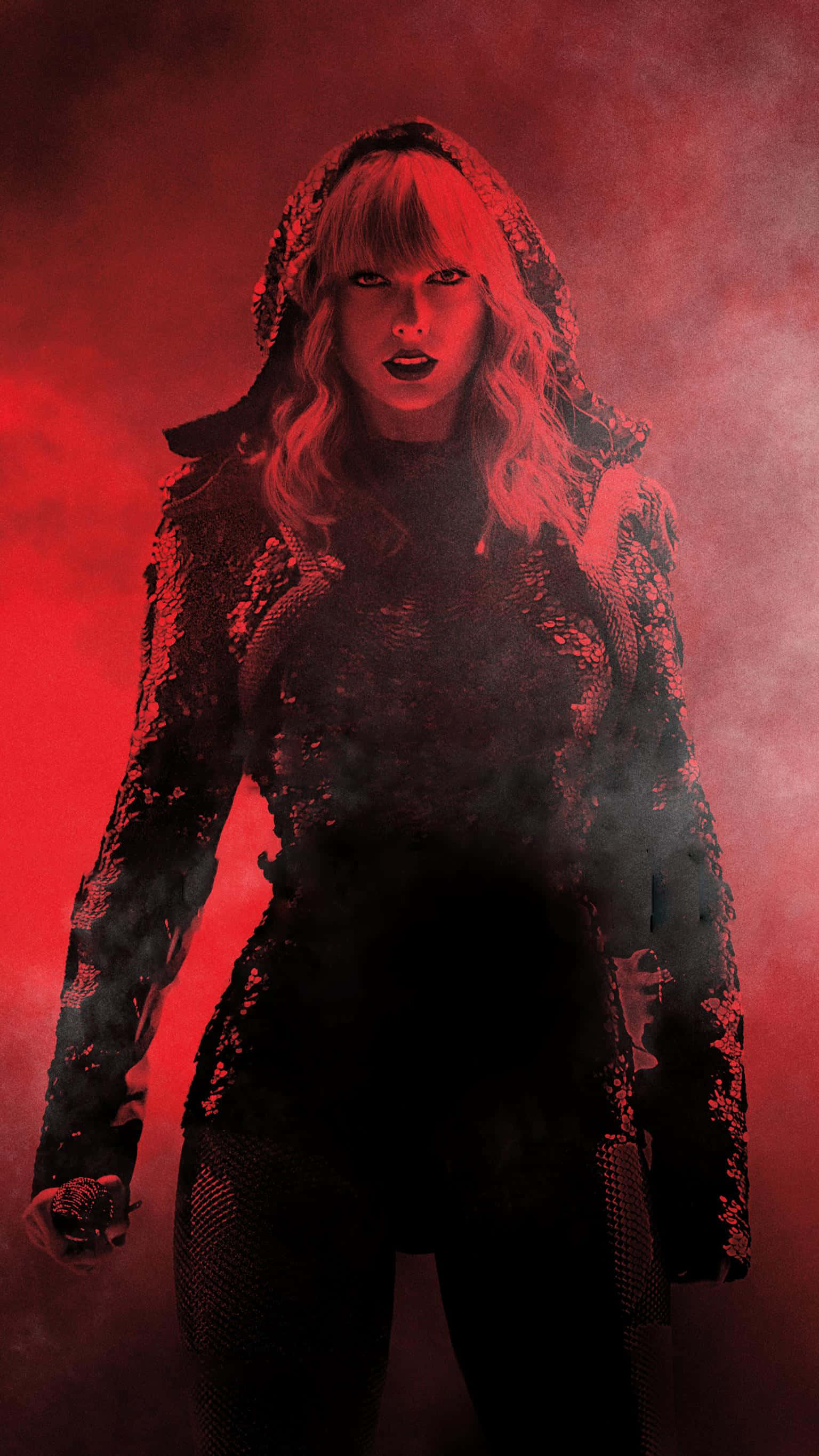 Taylor Swift iPhone roșu Fundal