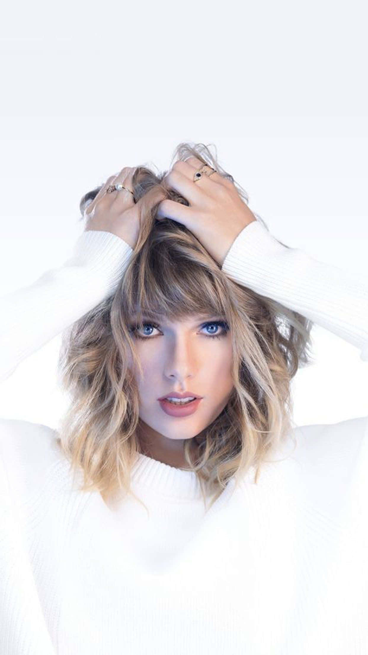 Taylor Swift iPhone alb Fundal