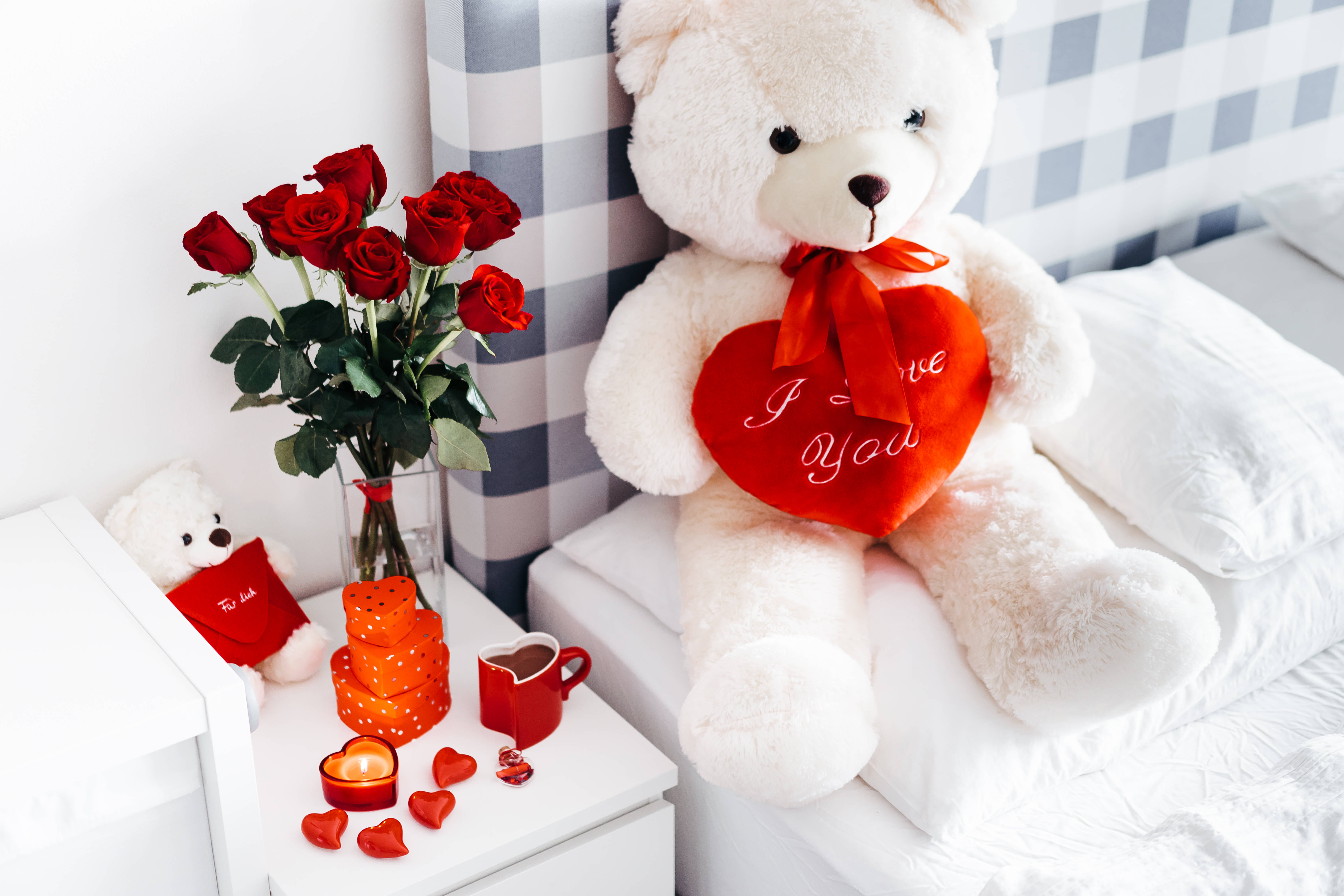 Te iubesc atât de mult ursul de plush Fundal