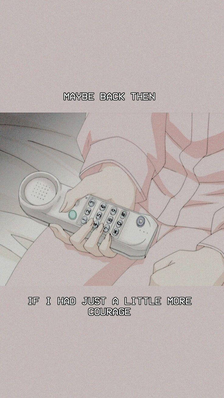 Telefon Anime Estetic Roz iPhone Fundal