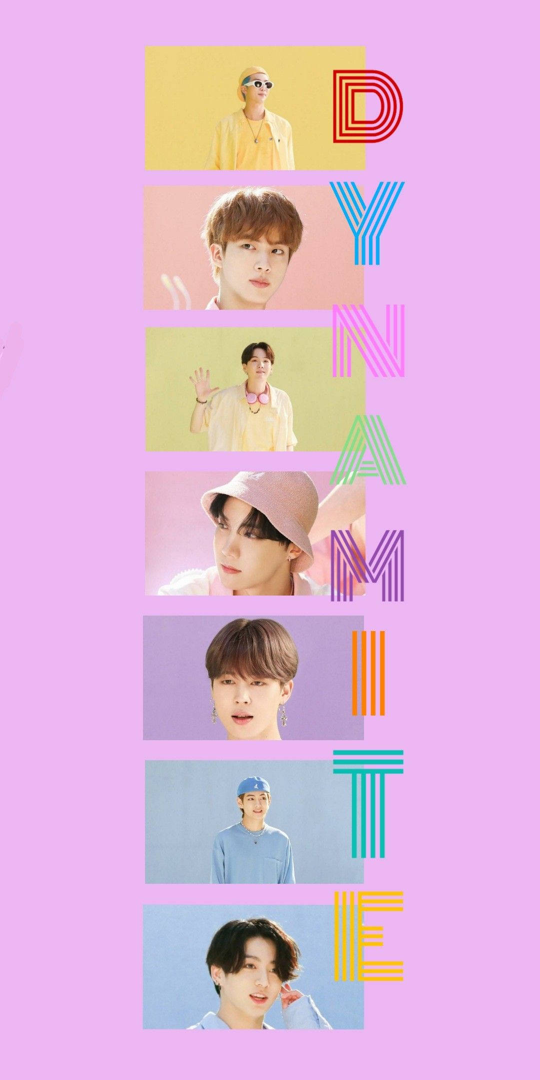 Telefon BTS Dynamite Estetic Mov Fundal