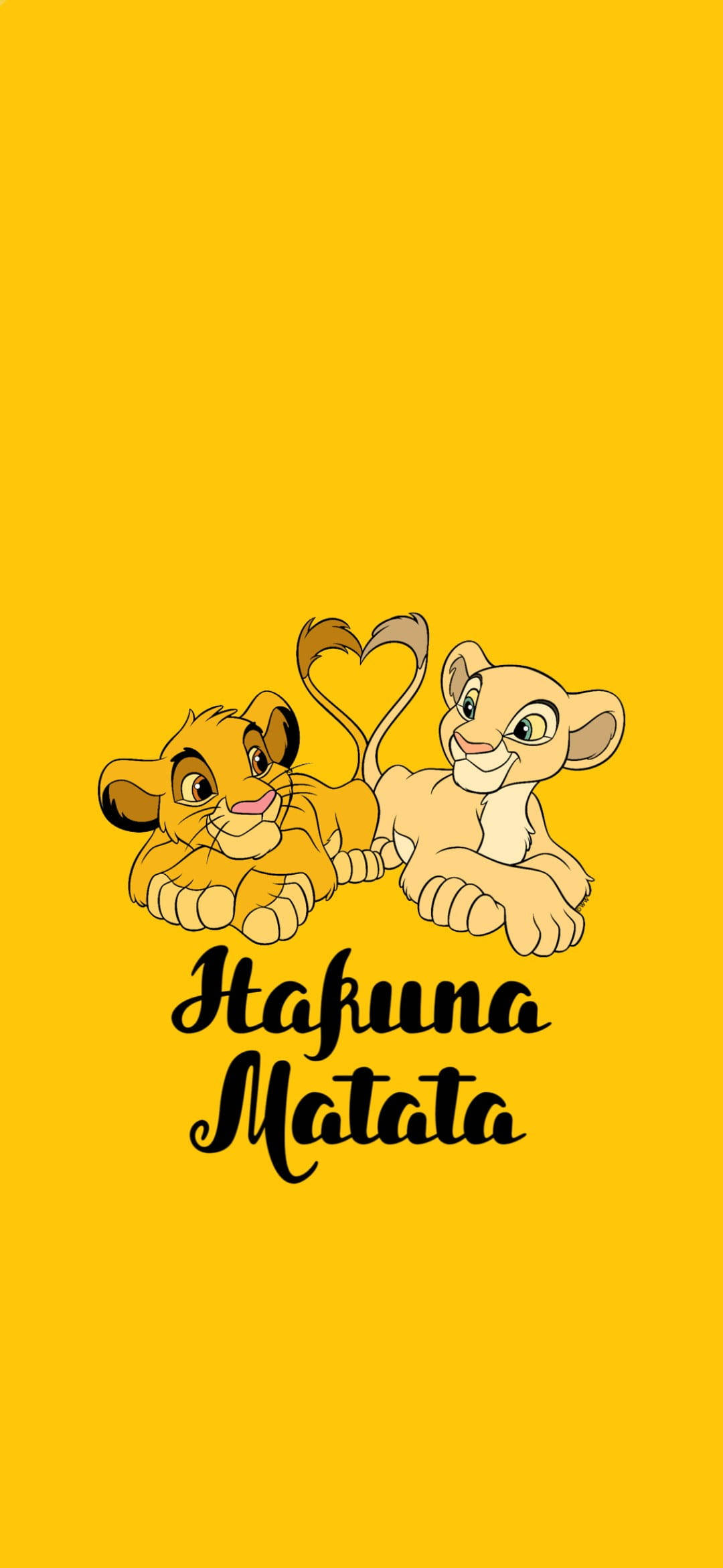 Telefon cu Leu Hakuna Matata Fundal