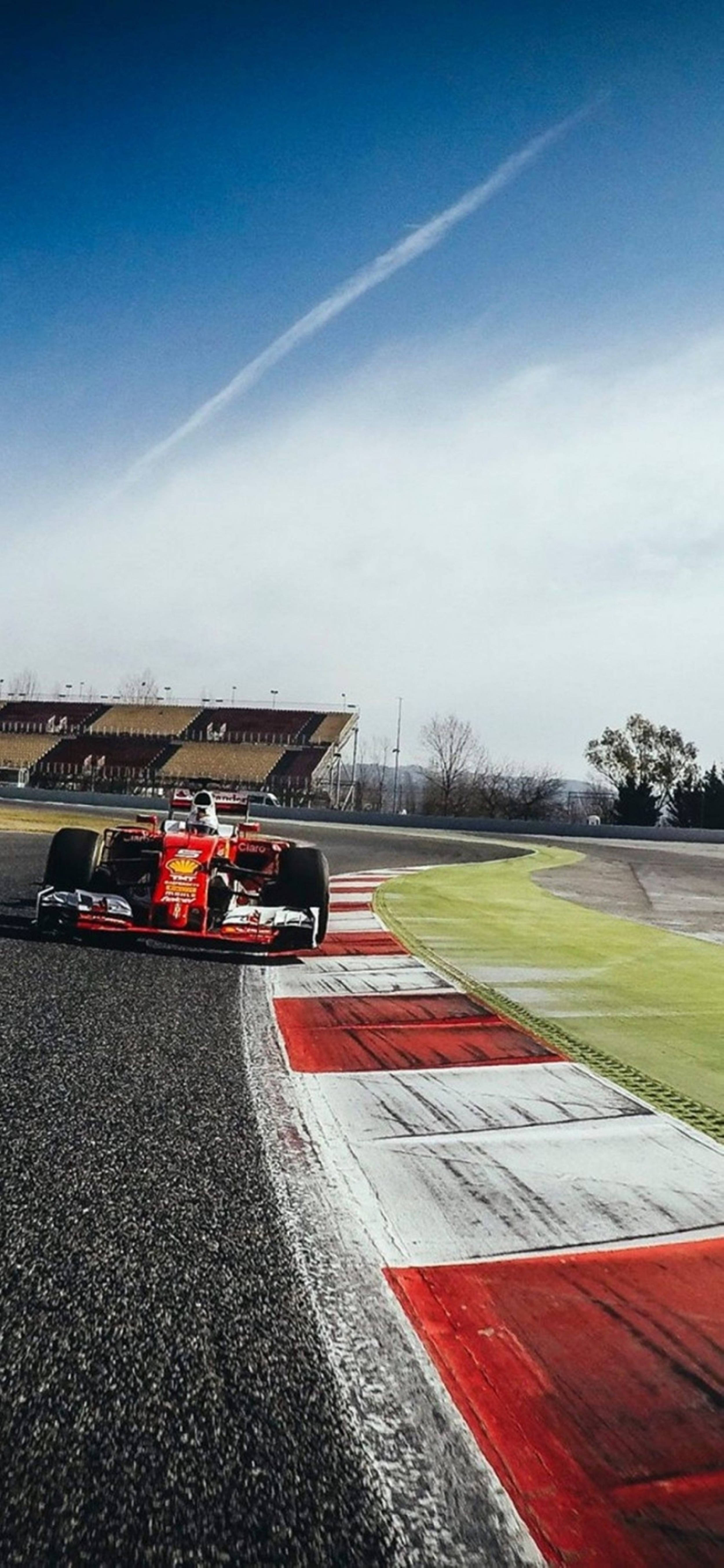 Telefon F1 Ferrari Roșu Fundal