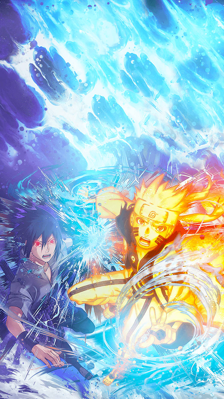 Telefon Naruto Aprins Fundal