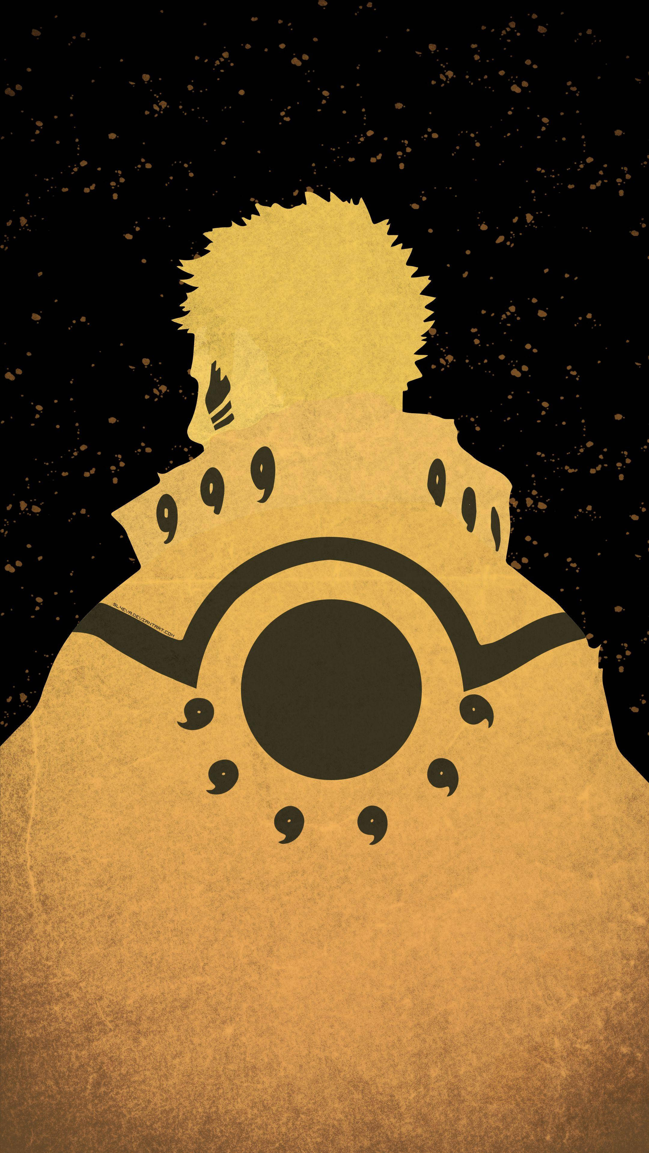 Telefon Naruto minimalist Fundal