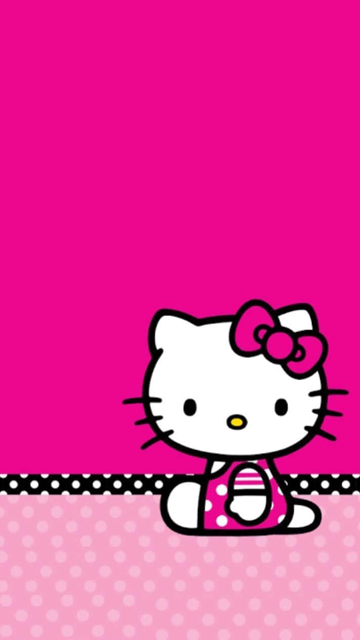 Telefon Roz Sanrio Fundal