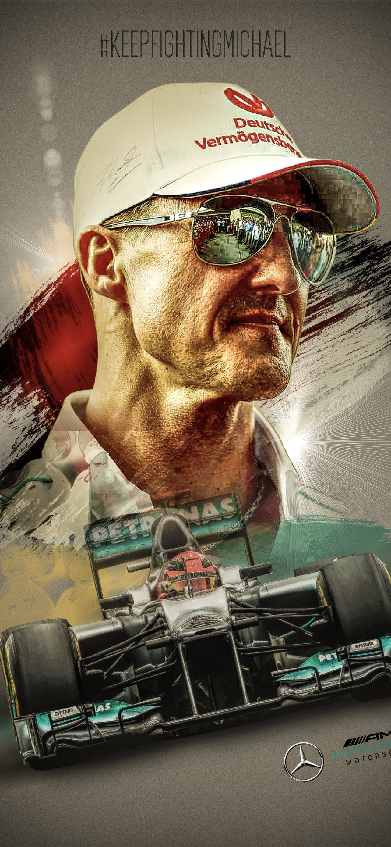 Telefon Stunning Michael Schumacher Fundal