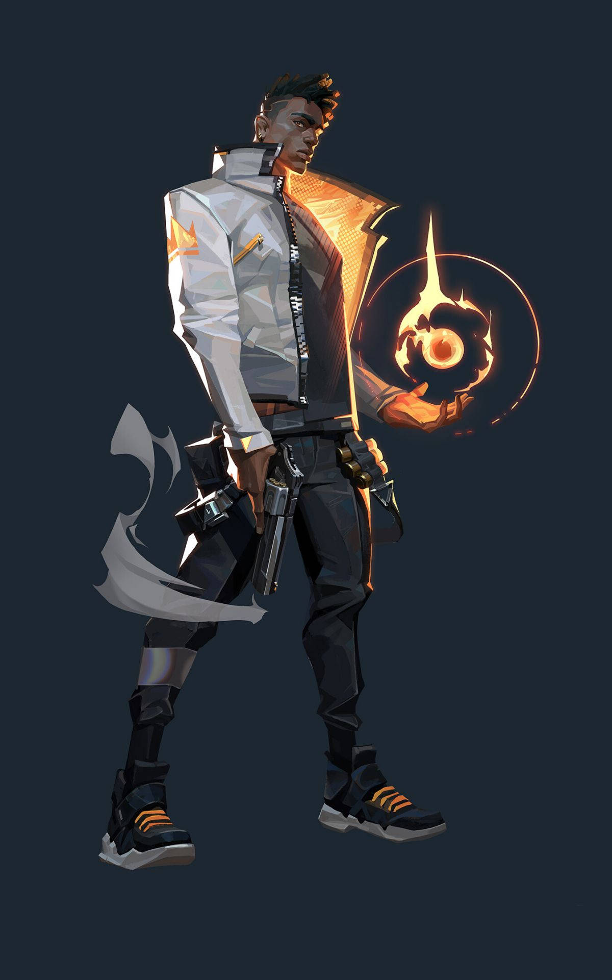 Telefon Valorant Agent Phoenix Fundal