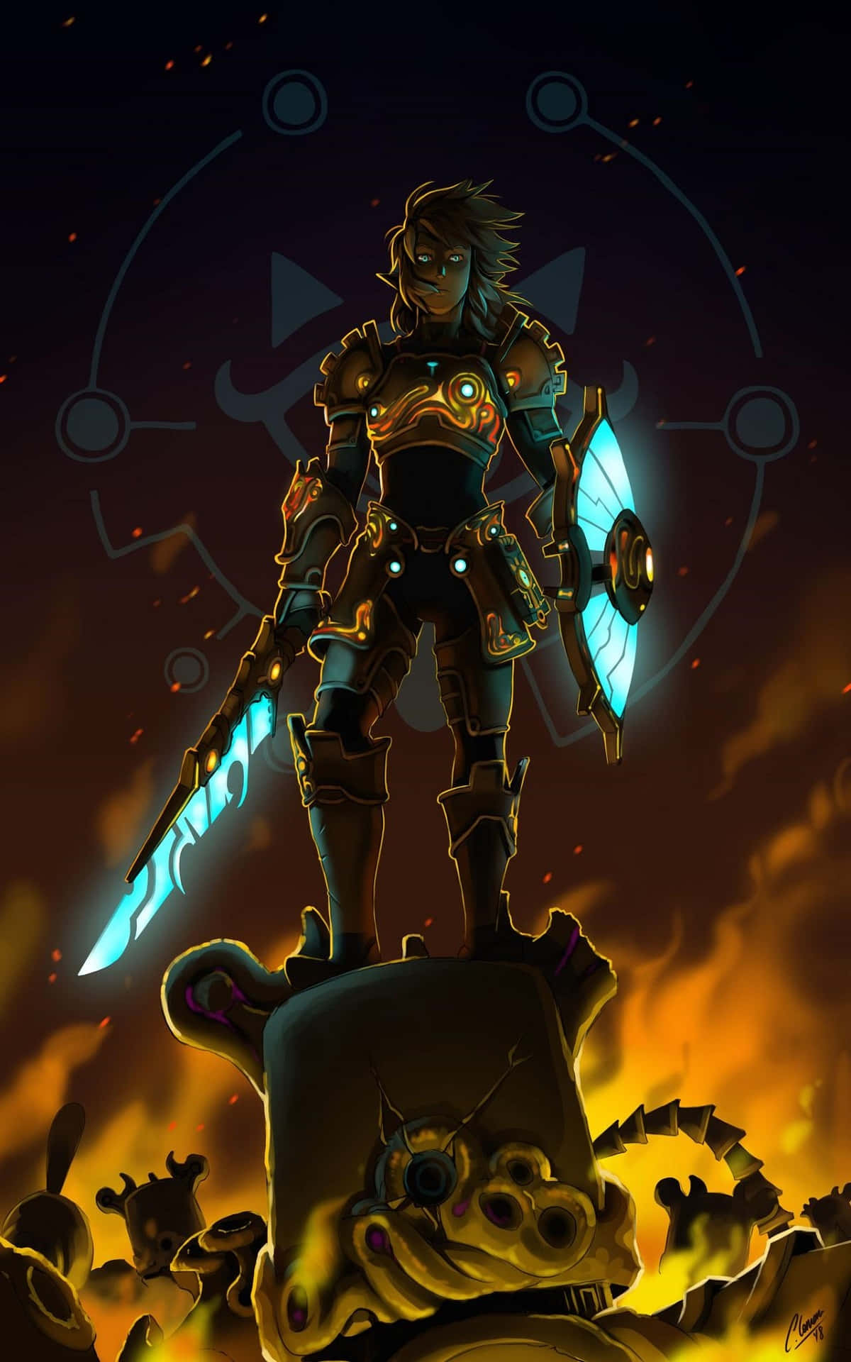 Telefonul Legend of Zelda - Aventura prinde viață Fundal