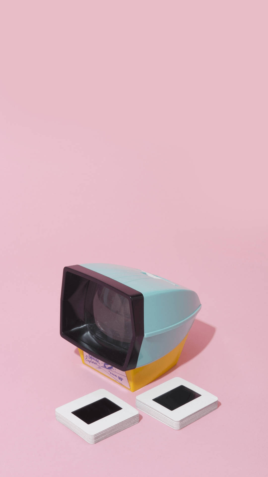 Televizor Retro Estetic în Nuanțe Pastelate Fundal