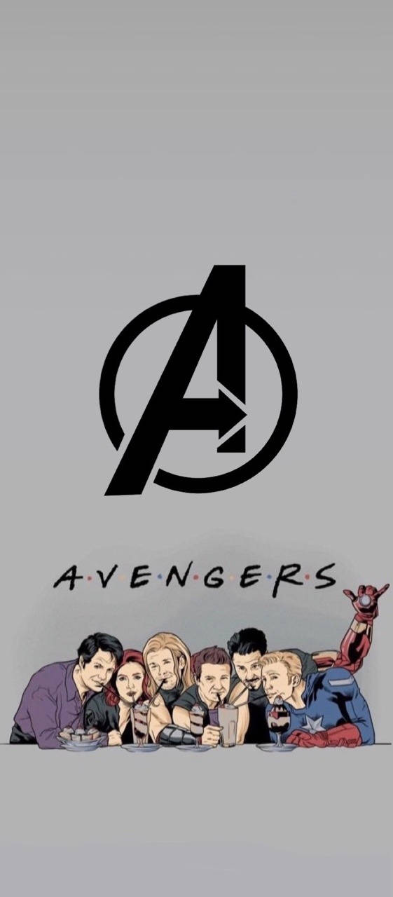 Tema Hawkeye Friends Fundal