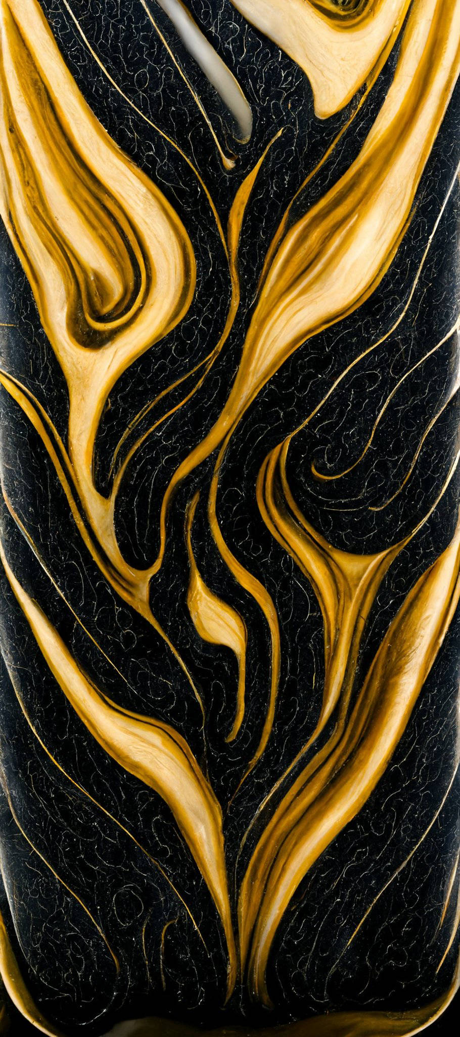 Textura Aurie și Modele Negre Fundal