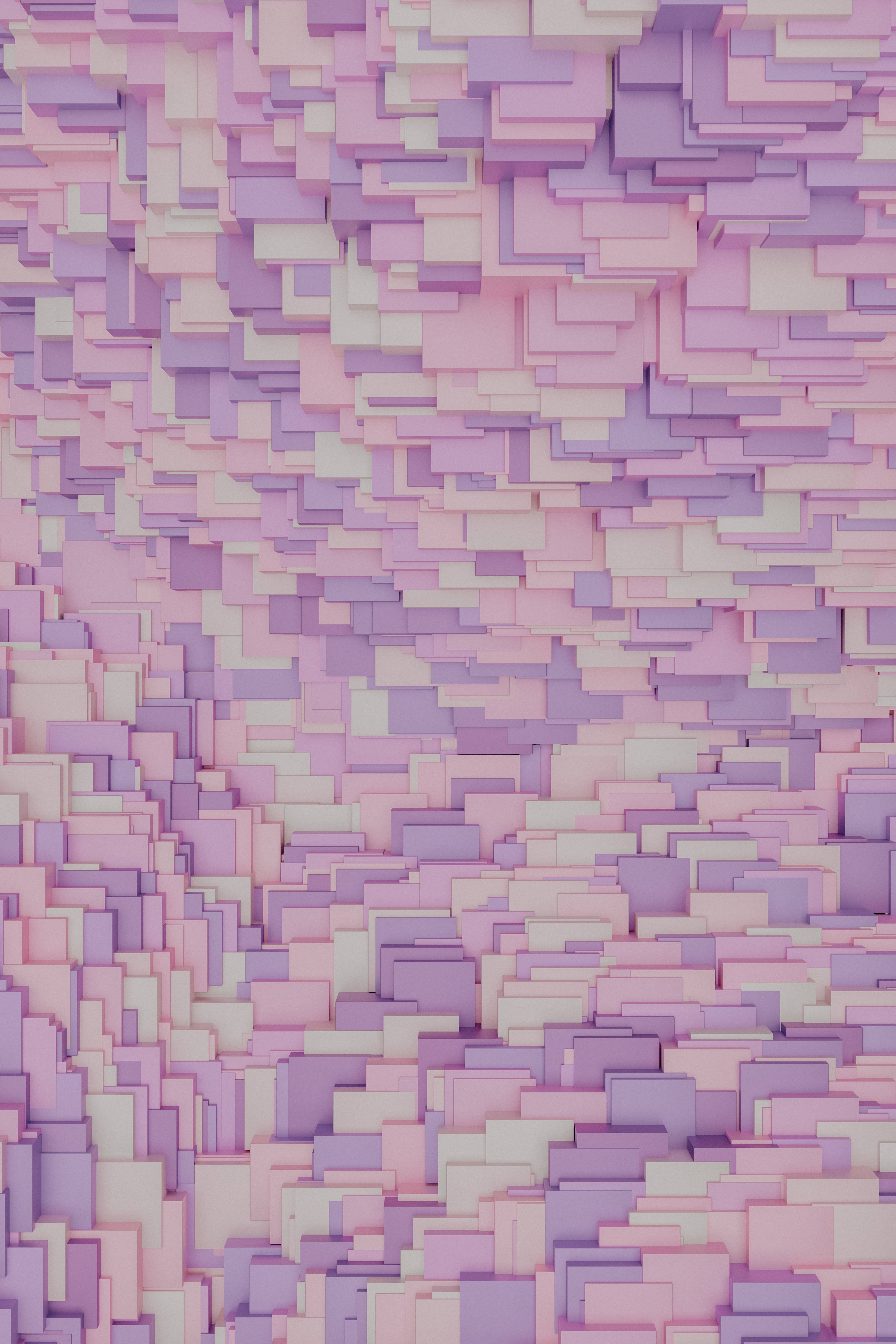 Textura Lavender Estetică Blocuri 3D Fundal