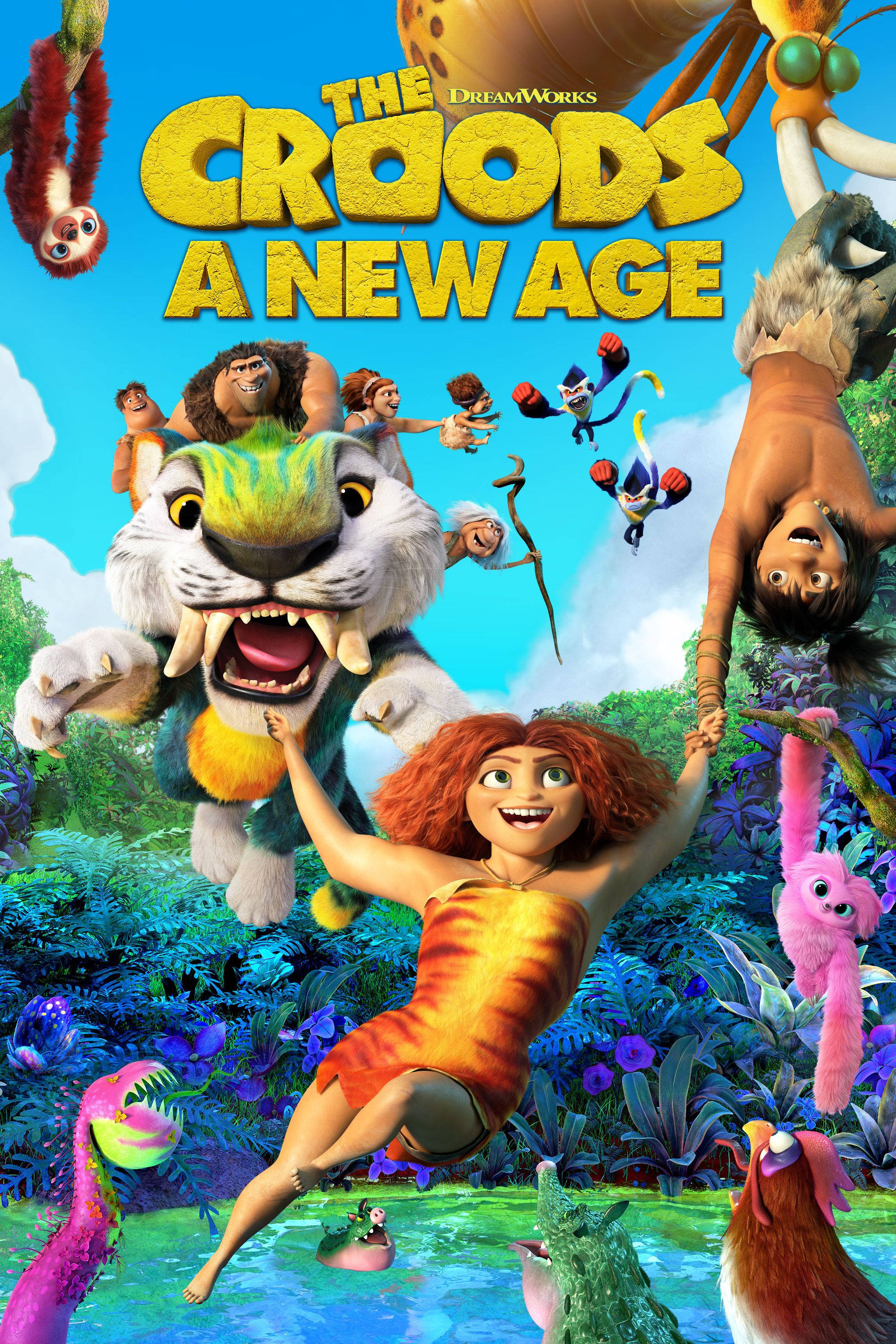 The Croods O Nouă Eră Poster Fundal