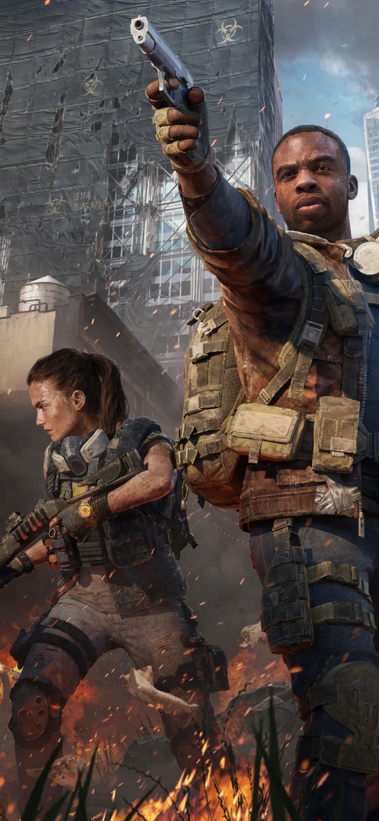 the division 2 captură de ecran Fundal