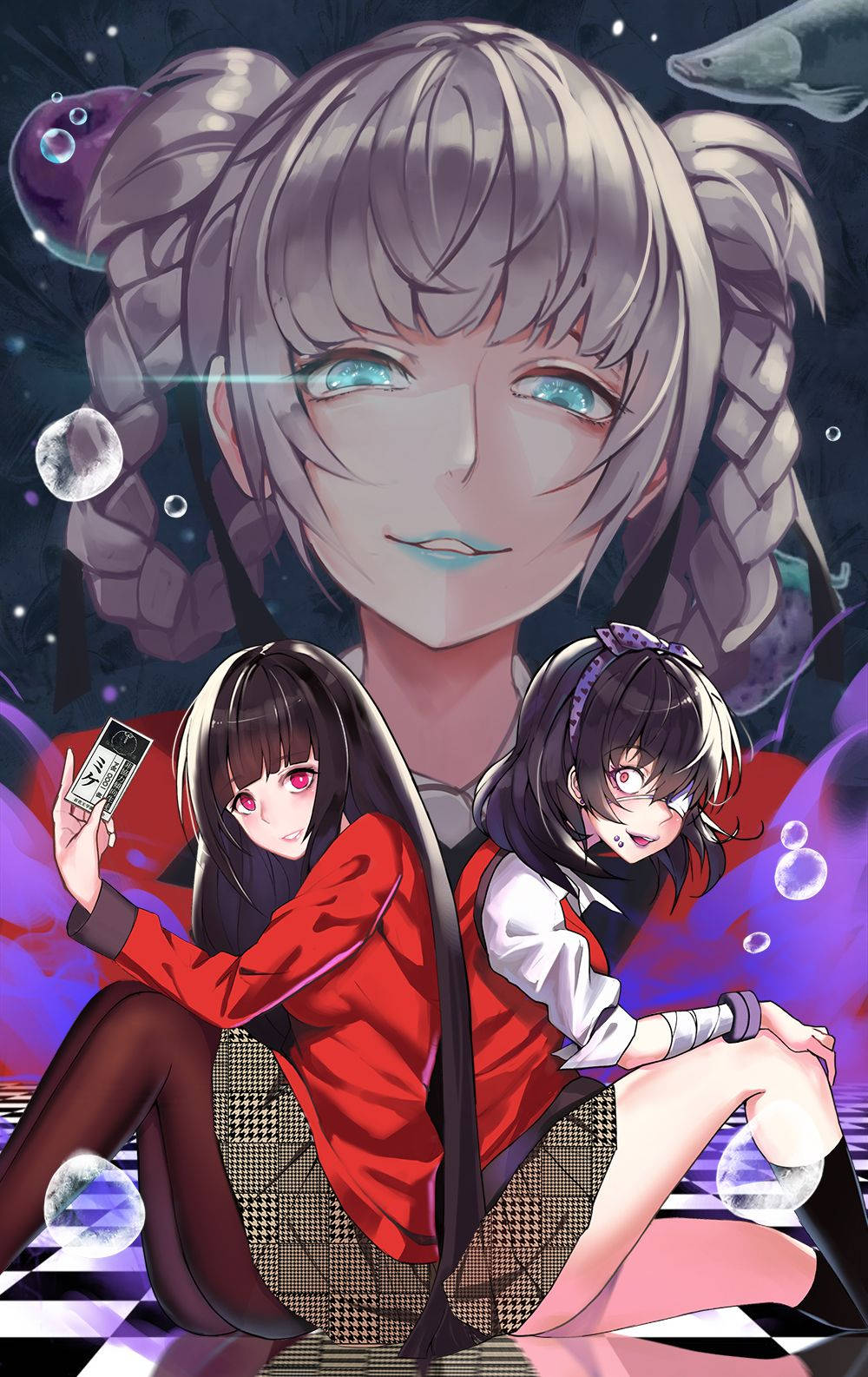 The Entire Kakegurui Cast Fundal