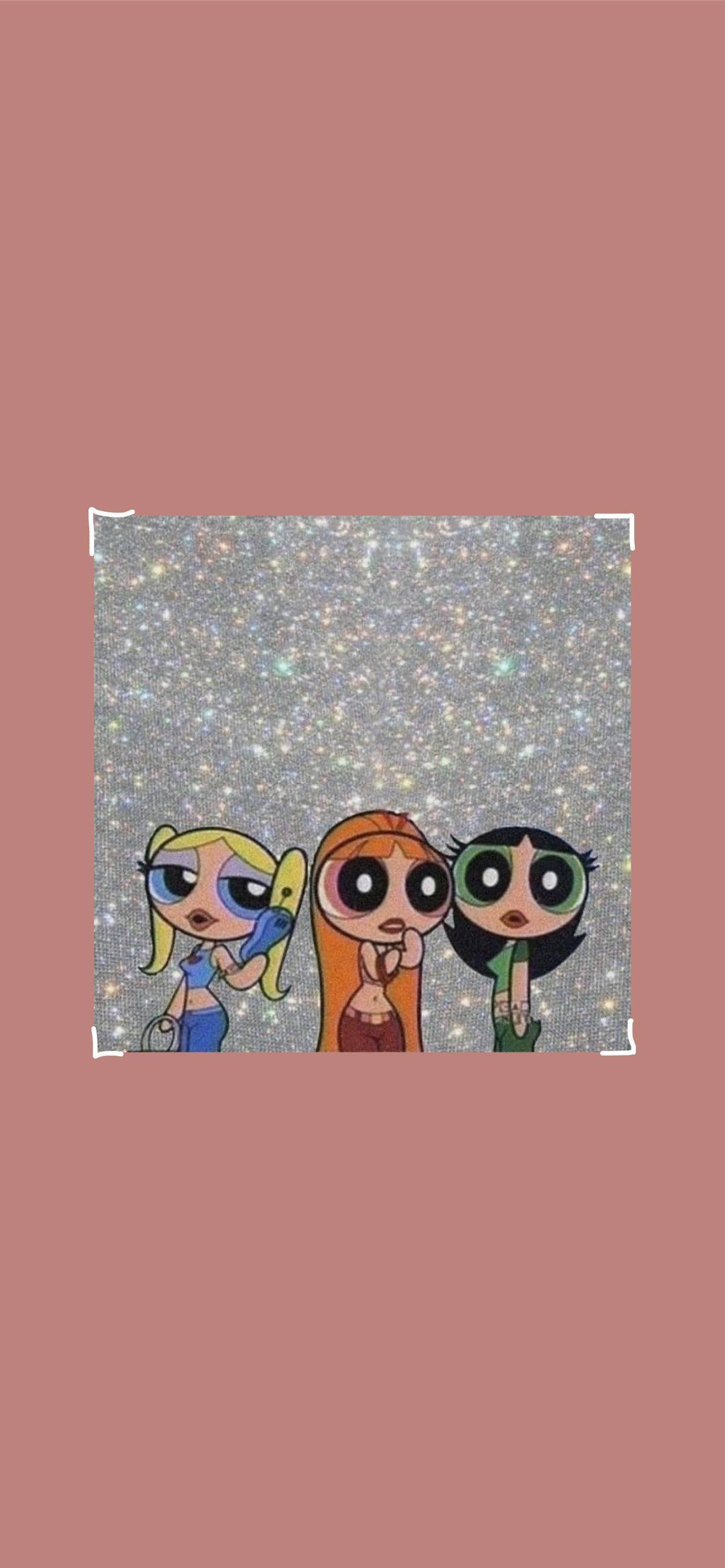 The Powerpuff Girls ca adolescente Fundal