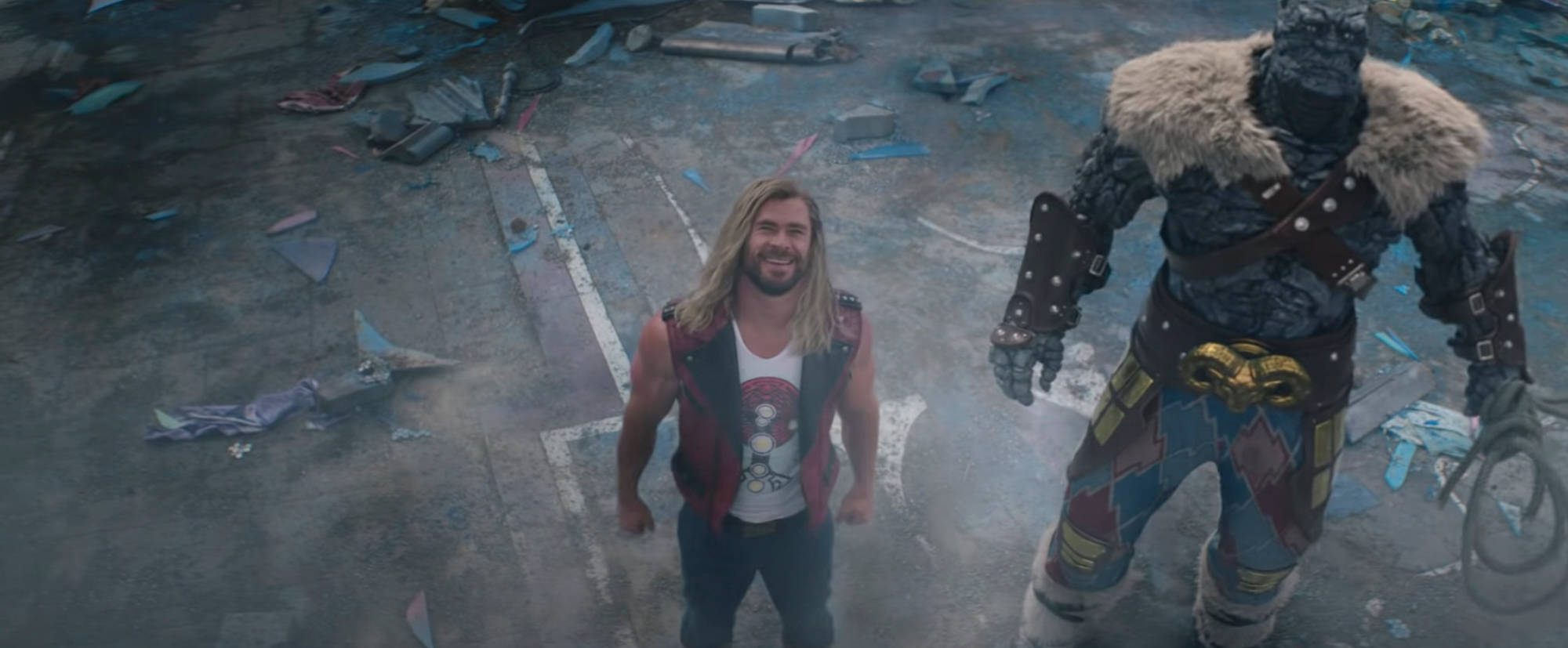 Thor: Dragoste și Tunete Monstru de Piatră Fundal
