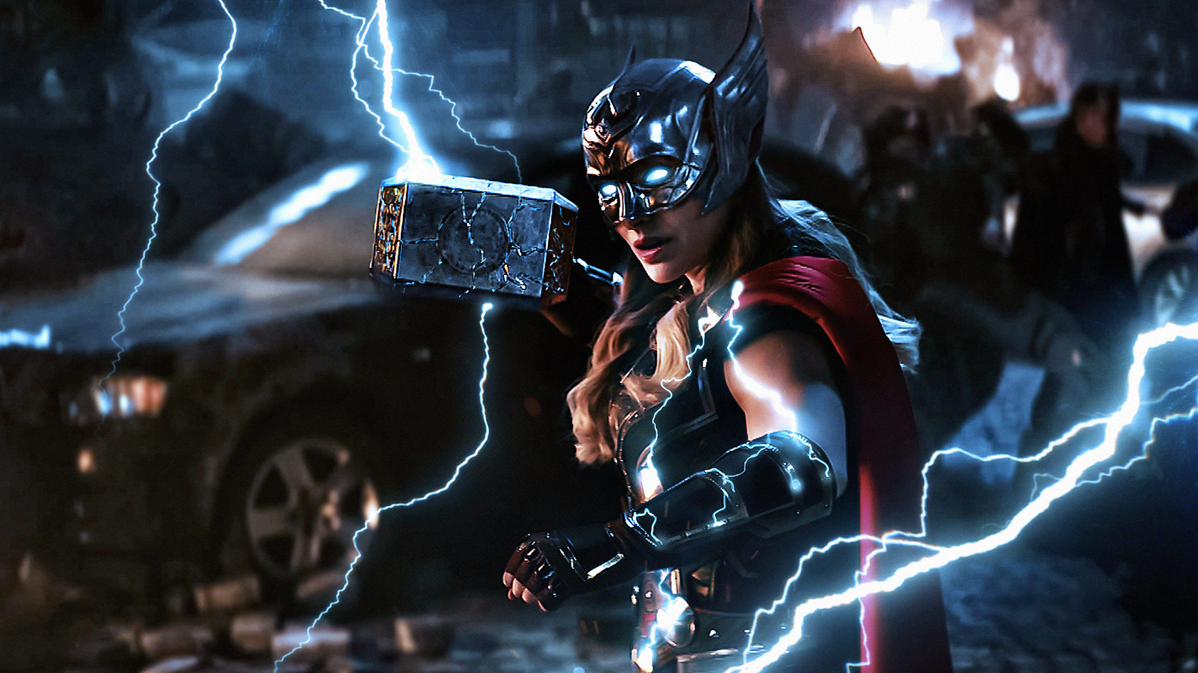Thor Iubire și Tunete Thor cel Puternic Fundal