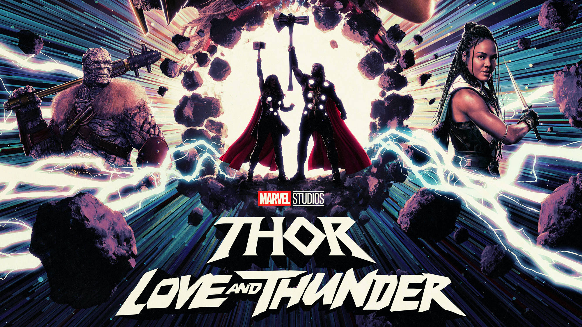 Thor Love And Thunder Film Artă Fundal