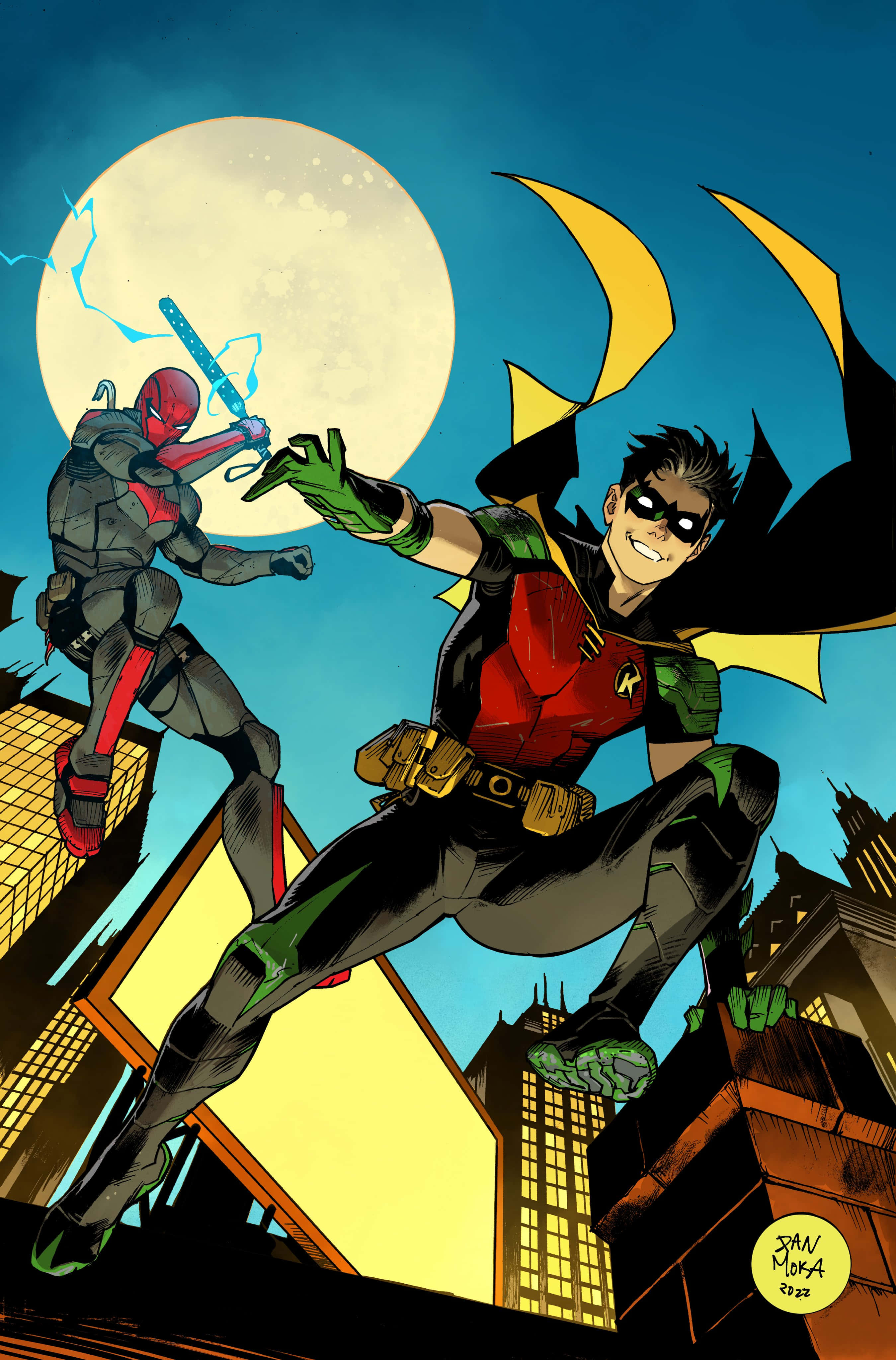 Tim Drake: Un tânăr luptător împotriva crimei în acțiune Fundal