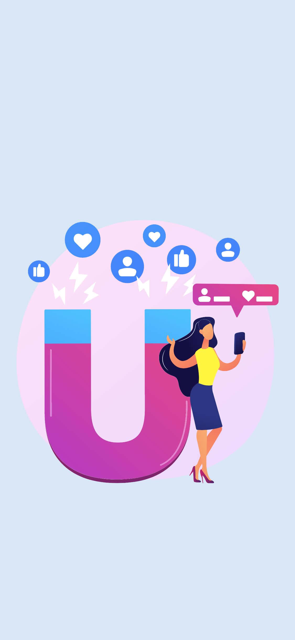 Ţine pasul cu cele mai recente trenduri sociale folosind iPhone X Fundal